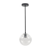 1-Light Pendant Light with Glass Lampshade Pendant Lights Living and Home 