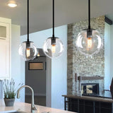 1-Light Pendant Light with Glass Lampshade Pendant Lights Living and Home 