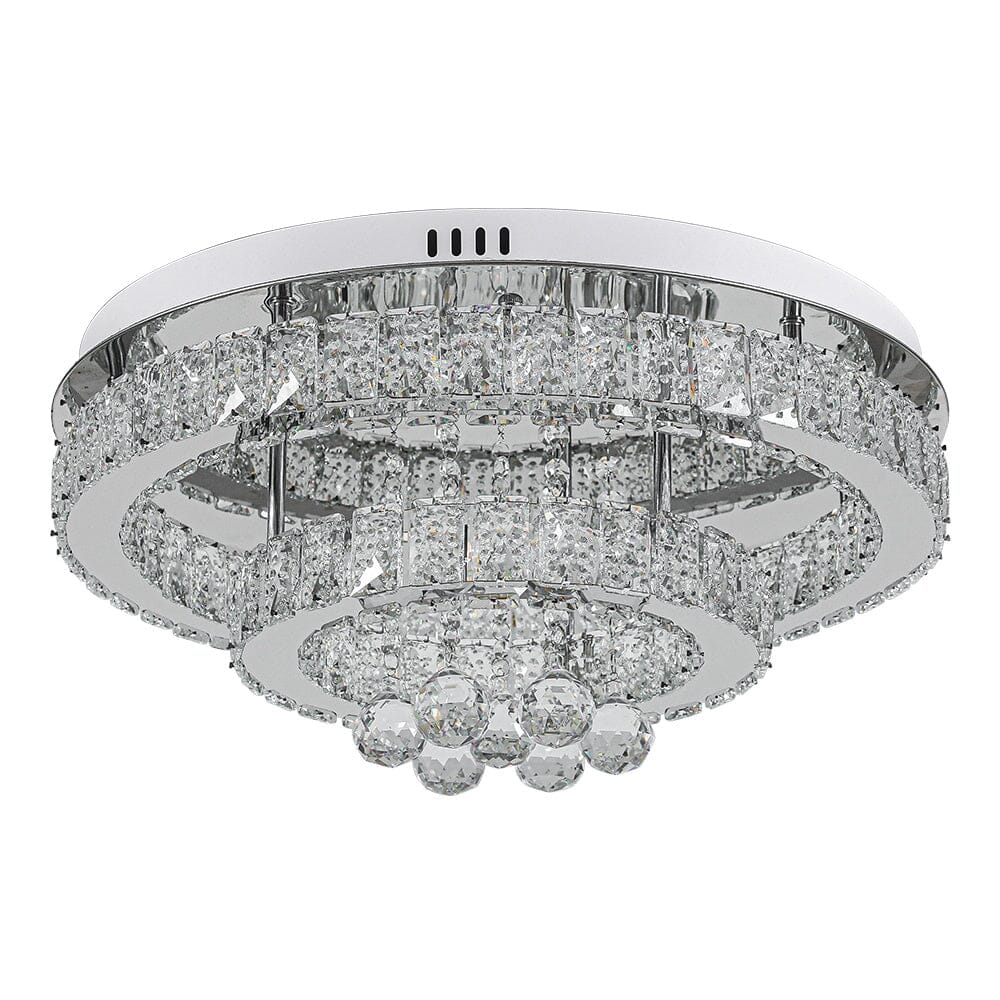 Double Tier Round Crystal Celling Light Living and Home 