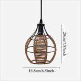 Lightsin Woven Paper Rope Pendant Light for Cozy Elegance and Timeless Charm Lightsin UK 