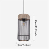 Lightsin Woven Rattan Cylinder Pendant Light for Warm and Inviting Spaces Lightsin UK 