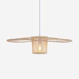 Lightsin Fan-Shape Bamboo Pendant Light for Organic Elegance and Warmth Lightsin UK 