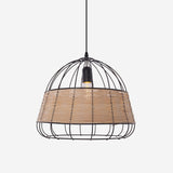 Lightsin Handcrafted Rattan Pendant Light with Iron Frame for Home Décor Lightsin UK 