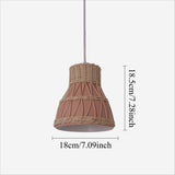 Lightsin Modern Rattan Pendant Light Available in Grey, Pink, and White Lightsin UK 