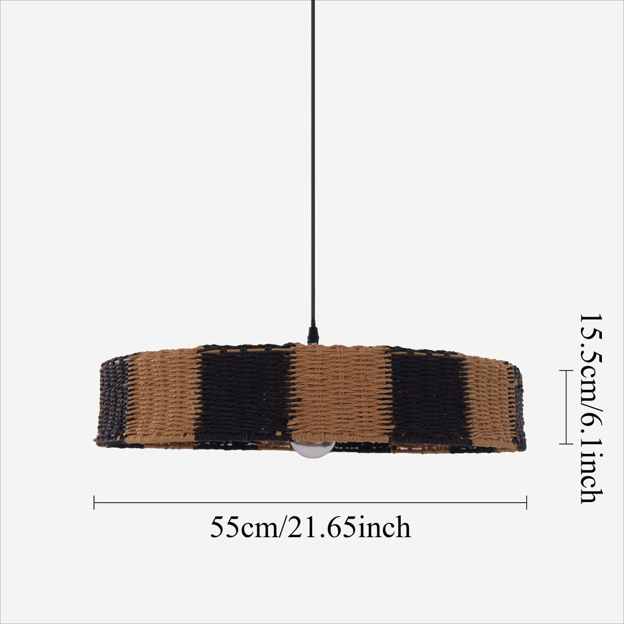 Lightsin Handwoven Paper Rope Pendant Light for a Warm Modern Glow Lightsin UK 