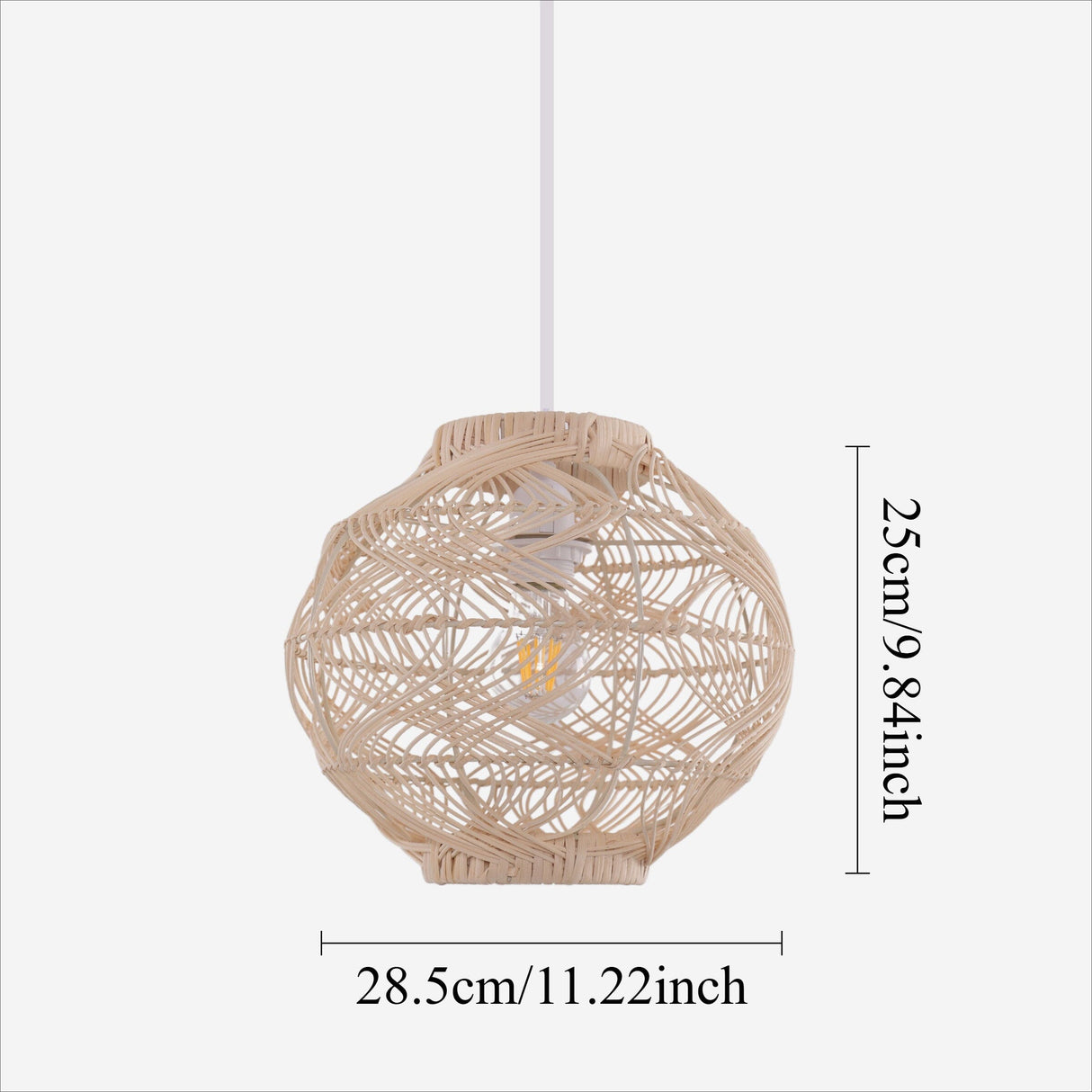Lightsin Artisanal Rattan Pendant Light for Warm Interiors Lightsin UK 