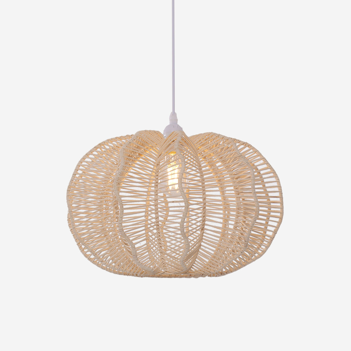 Lightsin Woven Rattan Ceiling Light for a Serene Ambiance Lightsin UK 