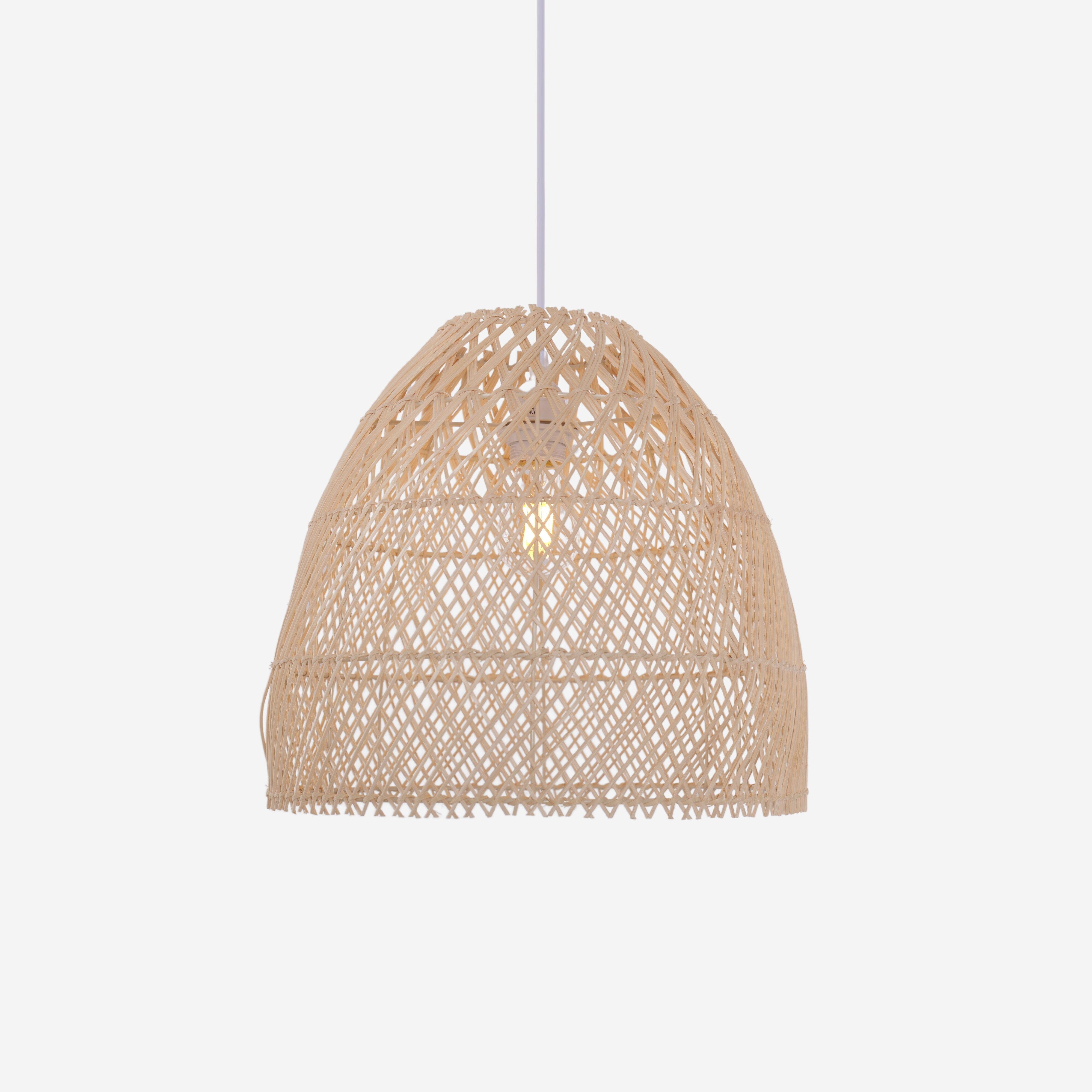 Lightsin TerraBell Dome Shaped Rattan Hanging Light Lightsin UK 
