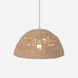 Lightsin Eco-Friendly Dome-Shaped Rattan Pendant Light for Home Decor Lightsin UK 
