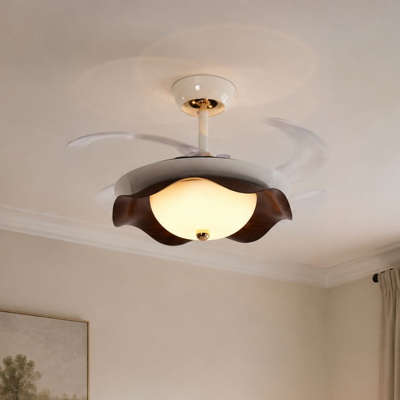 42 Inch Reversible LED Ceiling Fan Light with Remote Lightsin UK Coffee Pre-Order 
