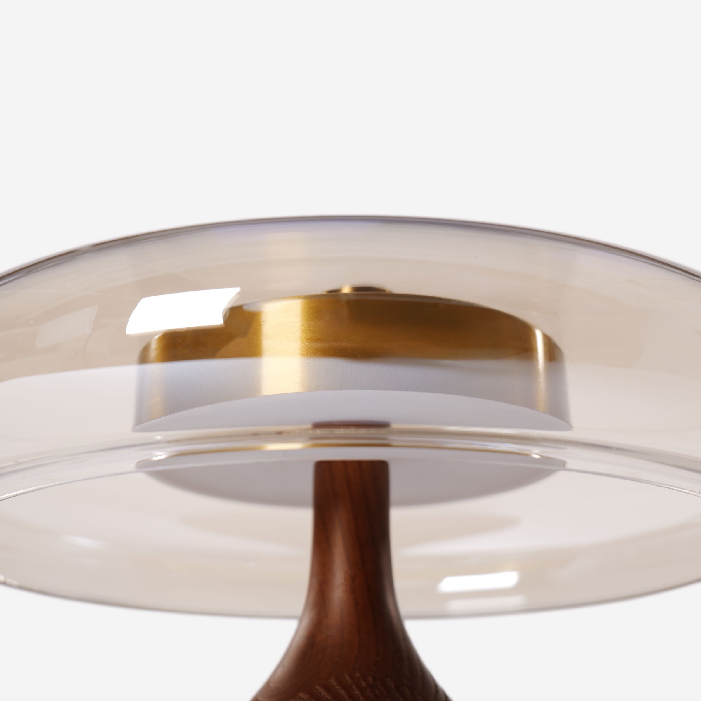 Ash Wood Glass Table Lamp Lightsin UK 