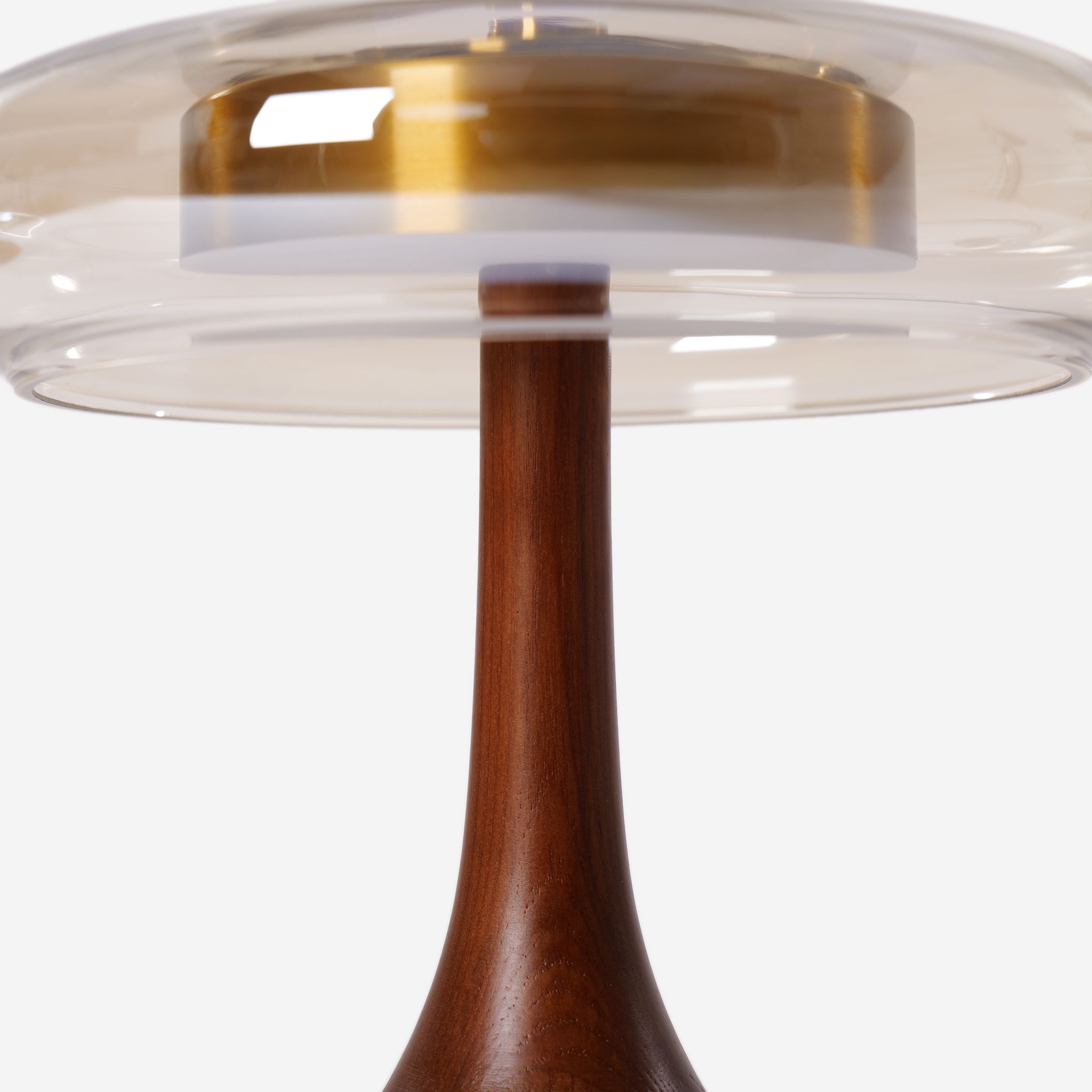 Ash Wood Glass Table Lamp Lightsin UK 