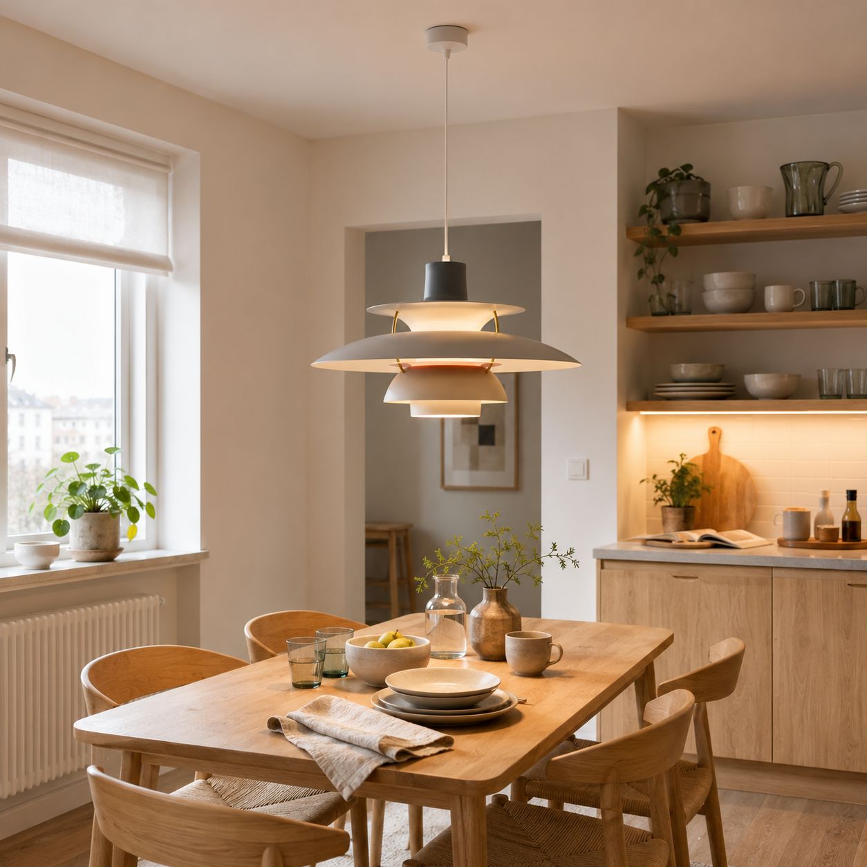 Grey and White Modern Minimalist Pendant Light Lightsin UK 
