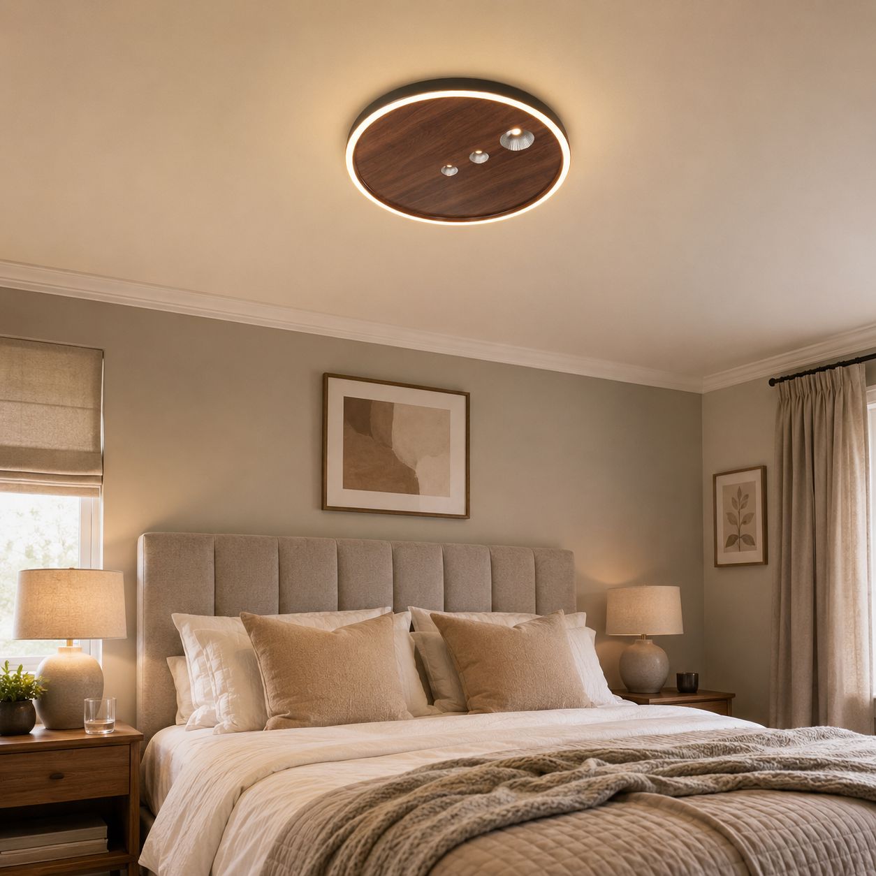 Modern 40cm Dimmable LED Ceiling Light Lightsin UK 