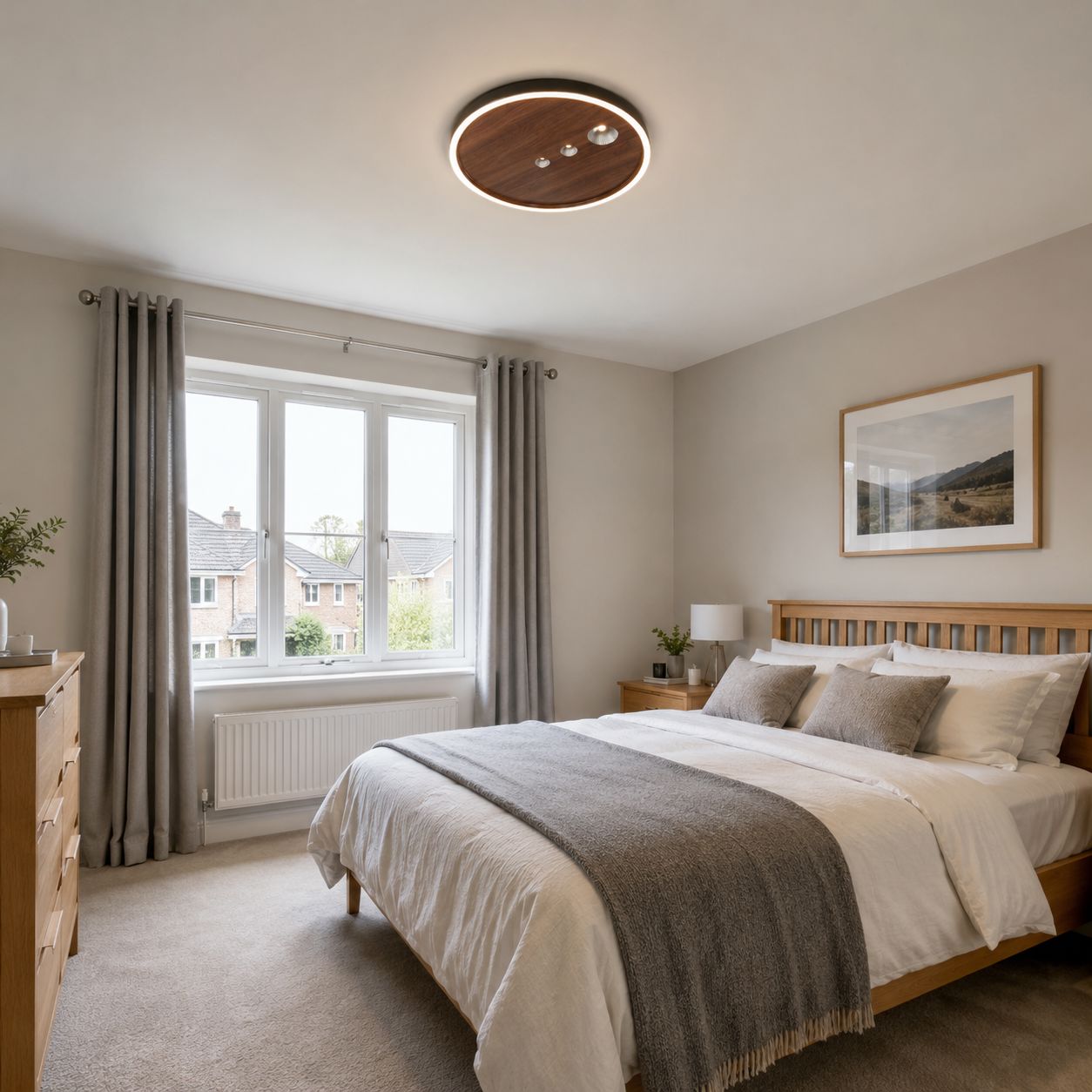 Modern 40cm Dimmable LED Ceiling Light Lightsin UK 