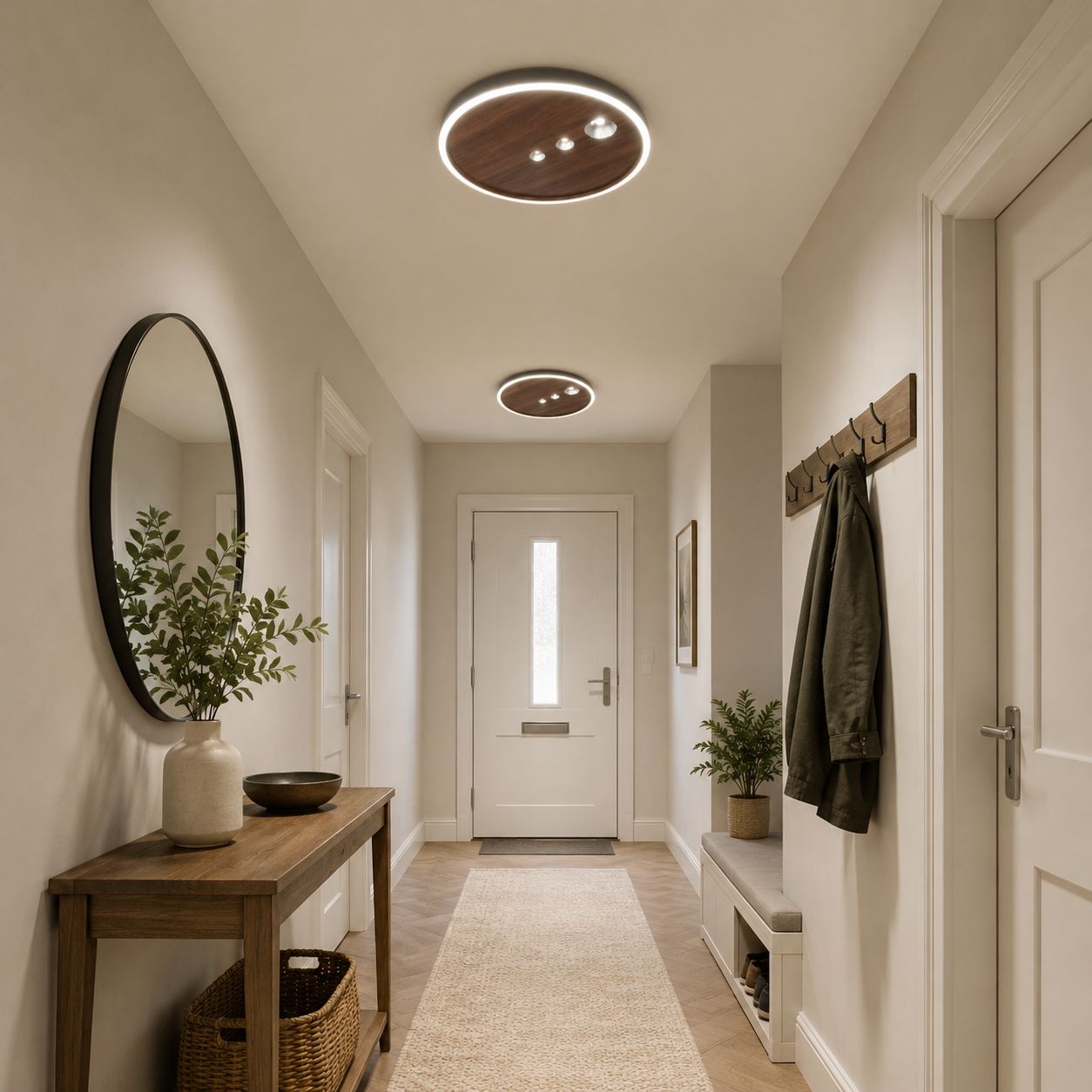 Modern 40cm Dimmable LED Ceiling Light Lightsin UK 