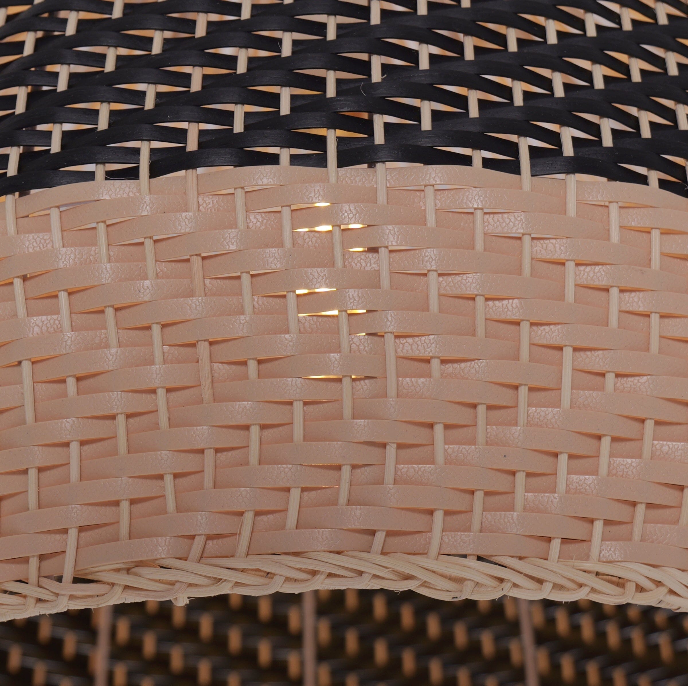 Lightsin Handwoven Rattan Pendant Light – Natural Woven Ceiling Light for Kitchen, Bedroom & Living Room Lightsin UK 