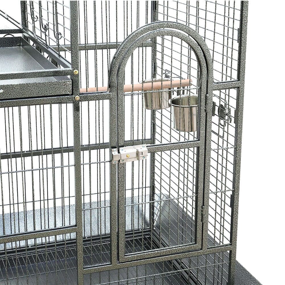 European-Style Luxury Large Metal Wire Bird Cage Living and Home 