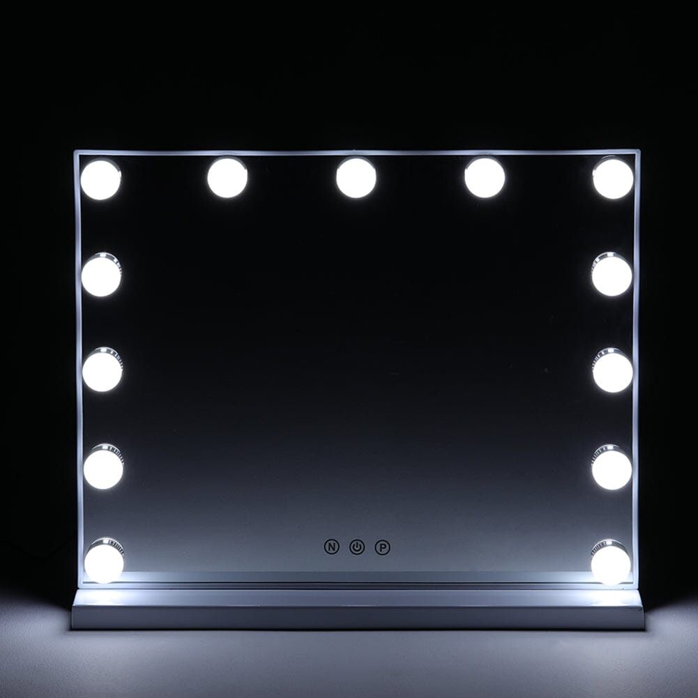 52cm WFashion Vanity Hollywood Mirror with LED Light & Touch Dimmable Bulb LED Make Up Mirrors Living and Home 