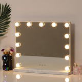 52cm WFashion Vanity Hollywood Mirror with LED Light & Touch Dimmable Bulb LED Make Up Mirrors Living and Home 52cm * 42cm 