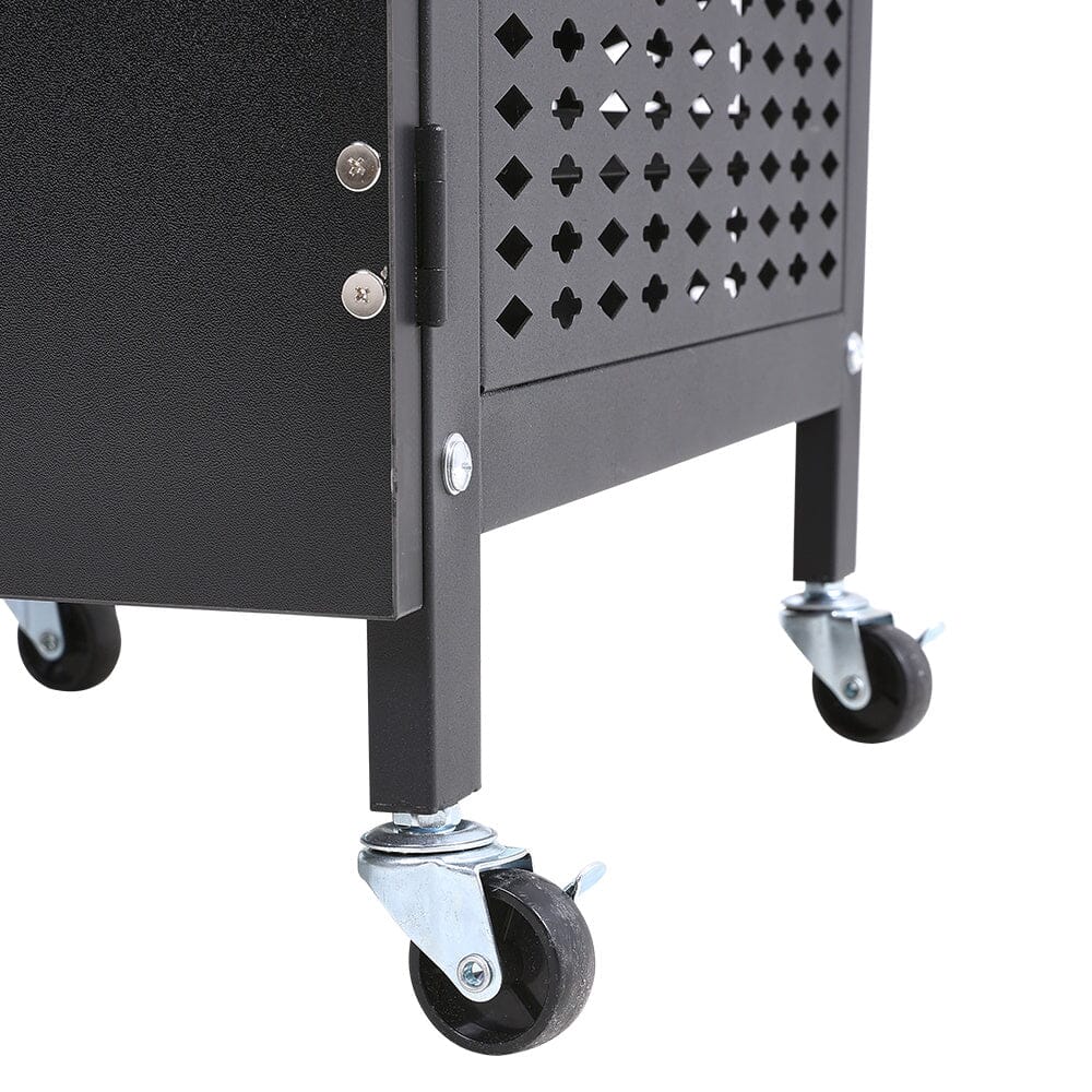 Complete Manicure Table Black 4 Trays & Lamp With Dust Collector Dressing Tables Living and Home 