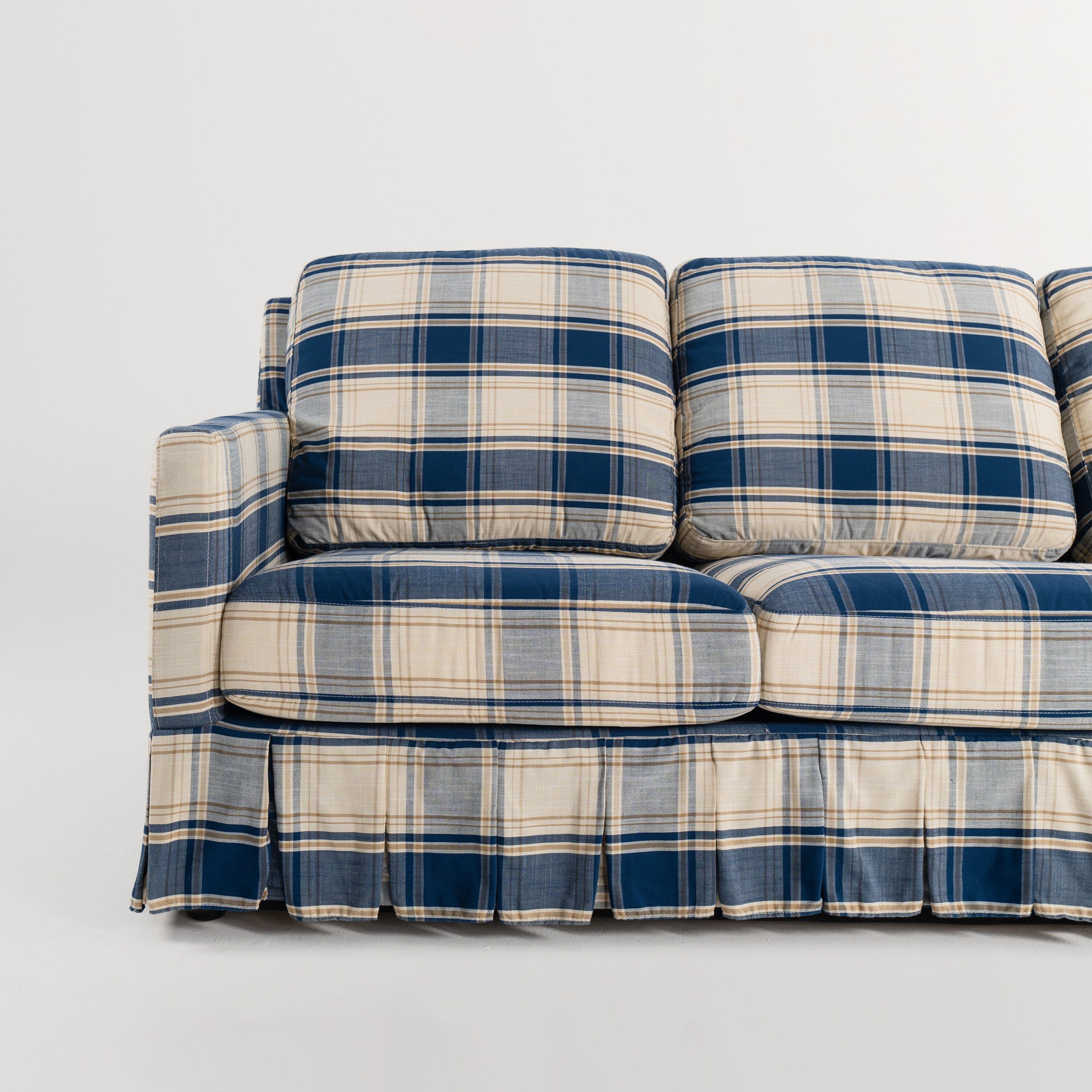 Cottonfy Minimalist Stylish Detachable Striped and Checkered Pattern Sofa Cottonfy UK 