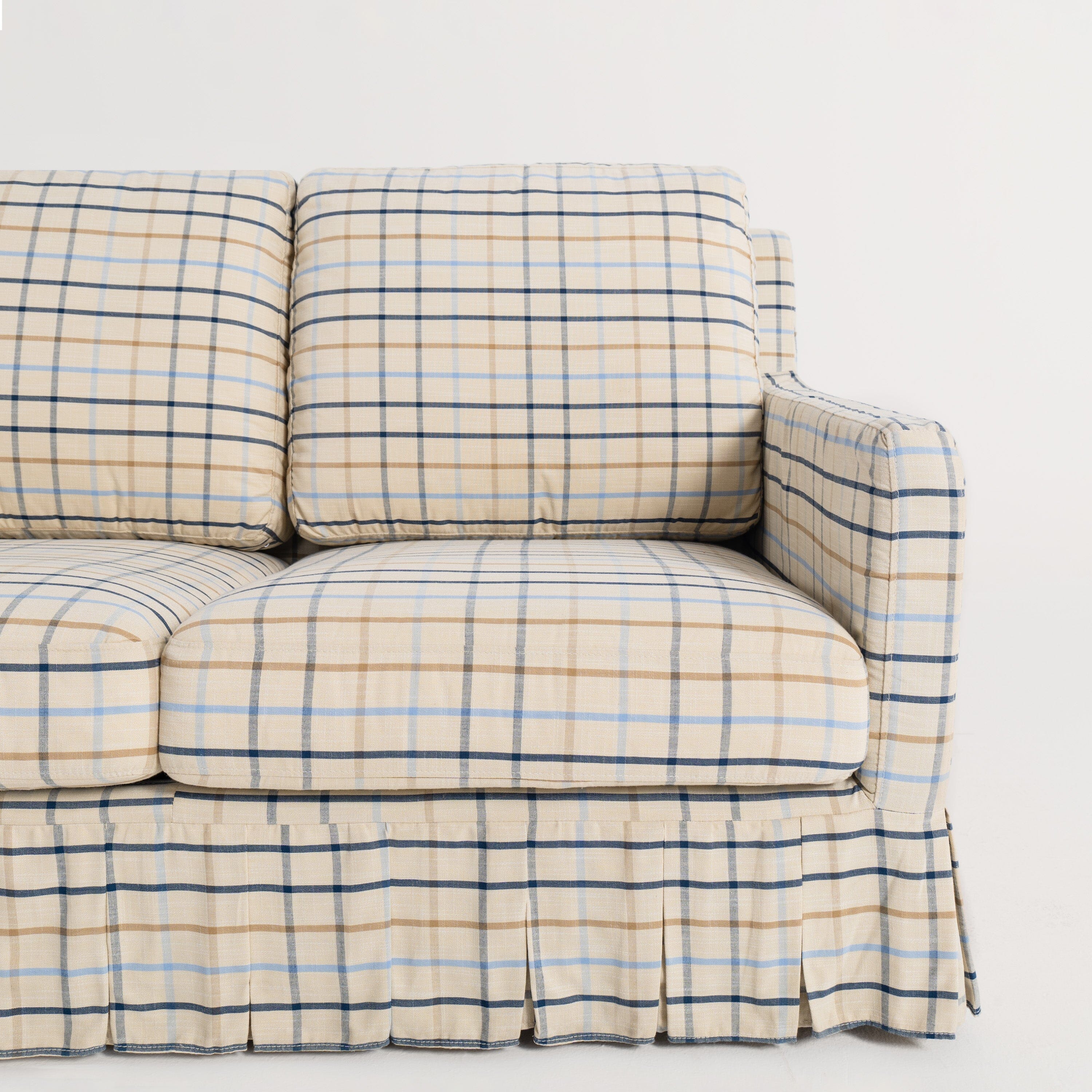 Cottonfy Minimalist Stylish Detachable Striped and Checkered Pattern Sofa Cottonfy UK 