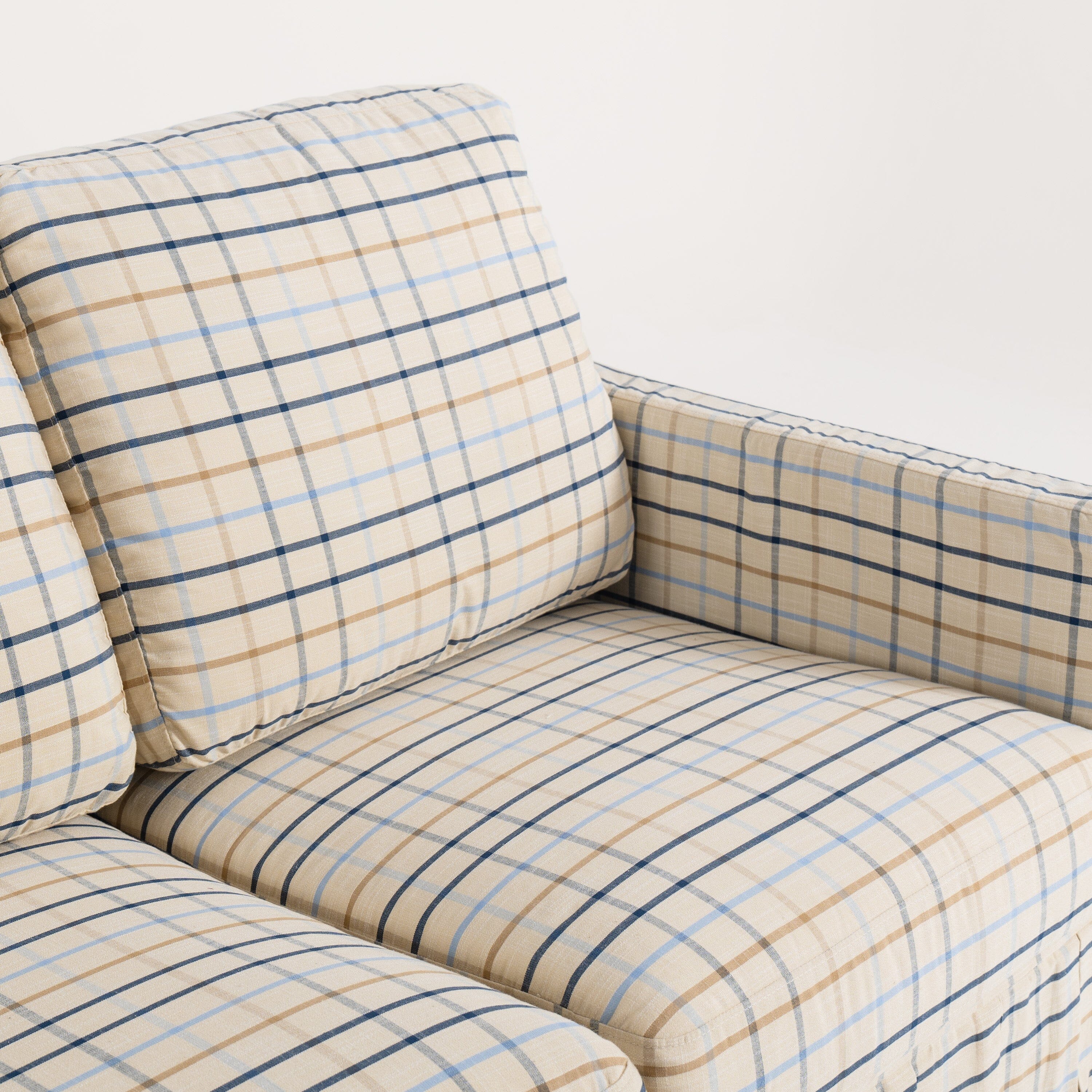 Cottonfy Minimalist Stylish Detachable Striped and Checkered Pattern Sofa Cottonfy UK 