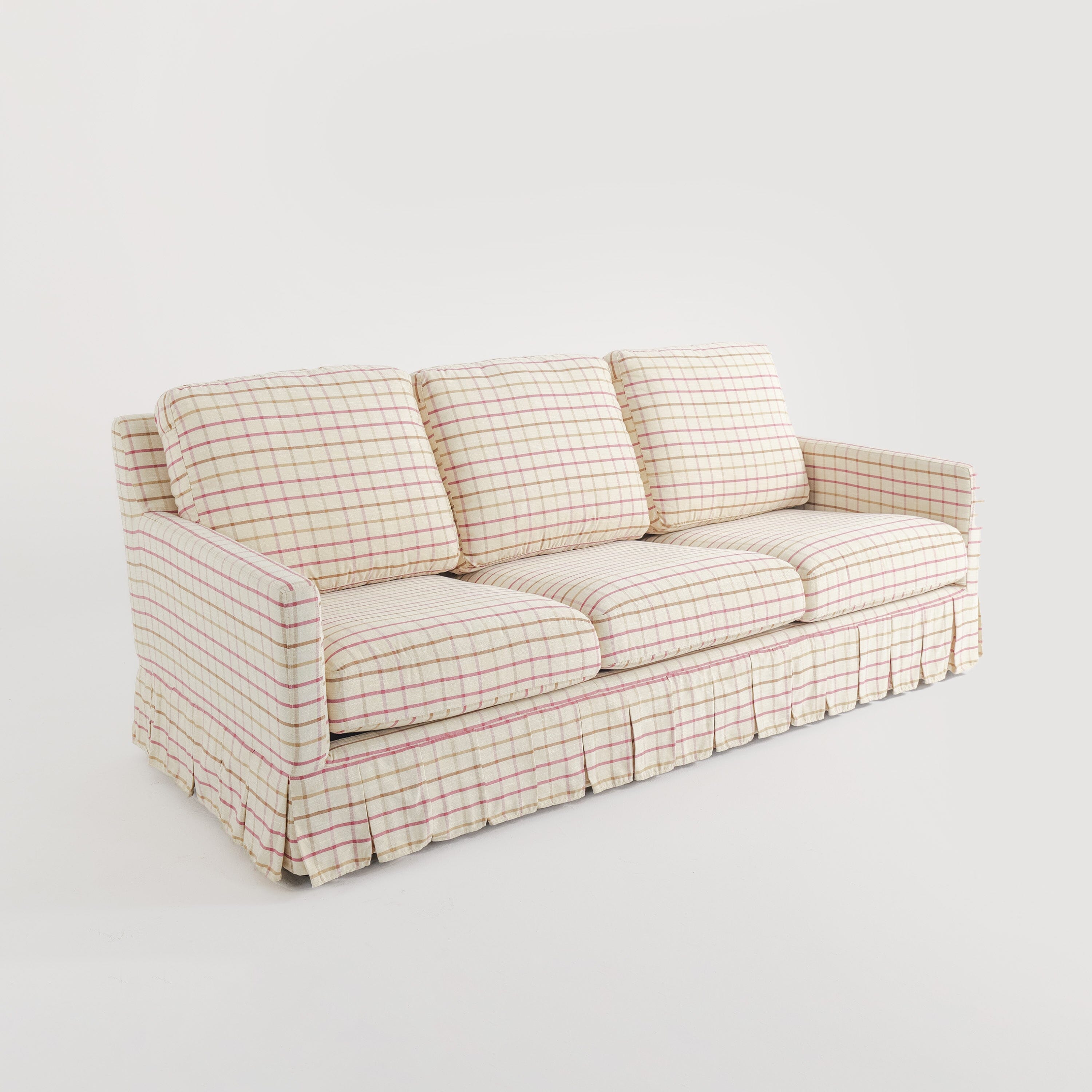 Cottonfy Minimalist Stylish Detachable Striped and Checkered Pattern Sofa Cottonfy UK 