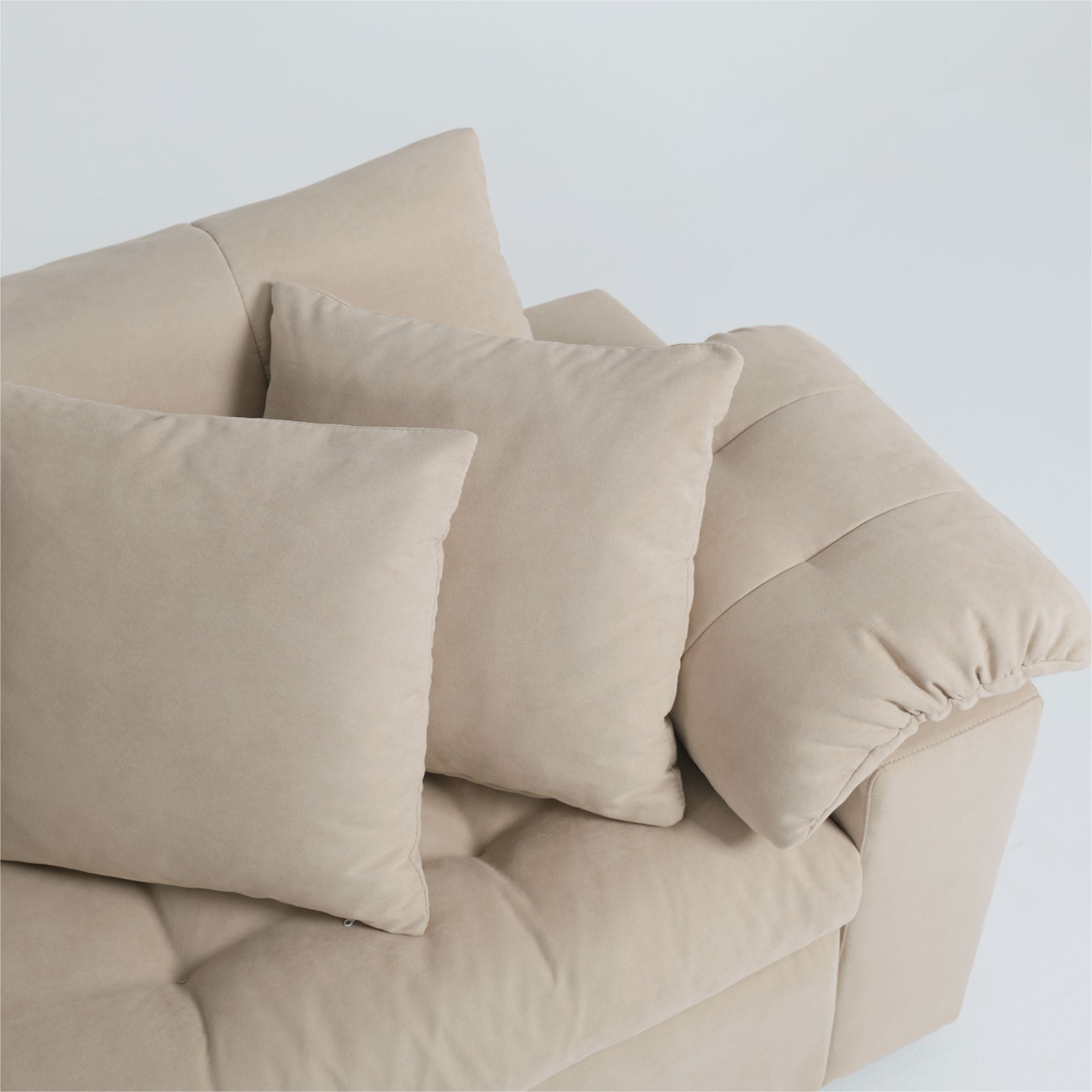 Multifunctional Sleeper Pull Out 2 Seater Sofa Bed with Storage Space Cottonfy UK 