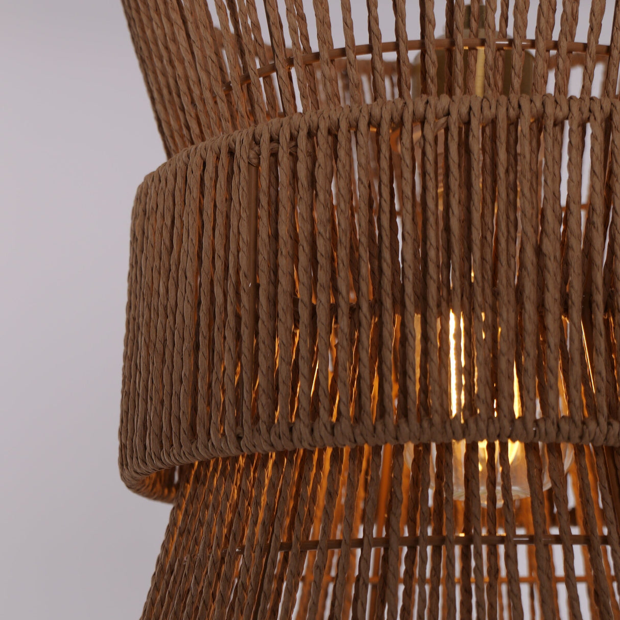 Lightsin Artisanal Handwoven Eco-Friendly Circular Pendant Light Lightsin UK 