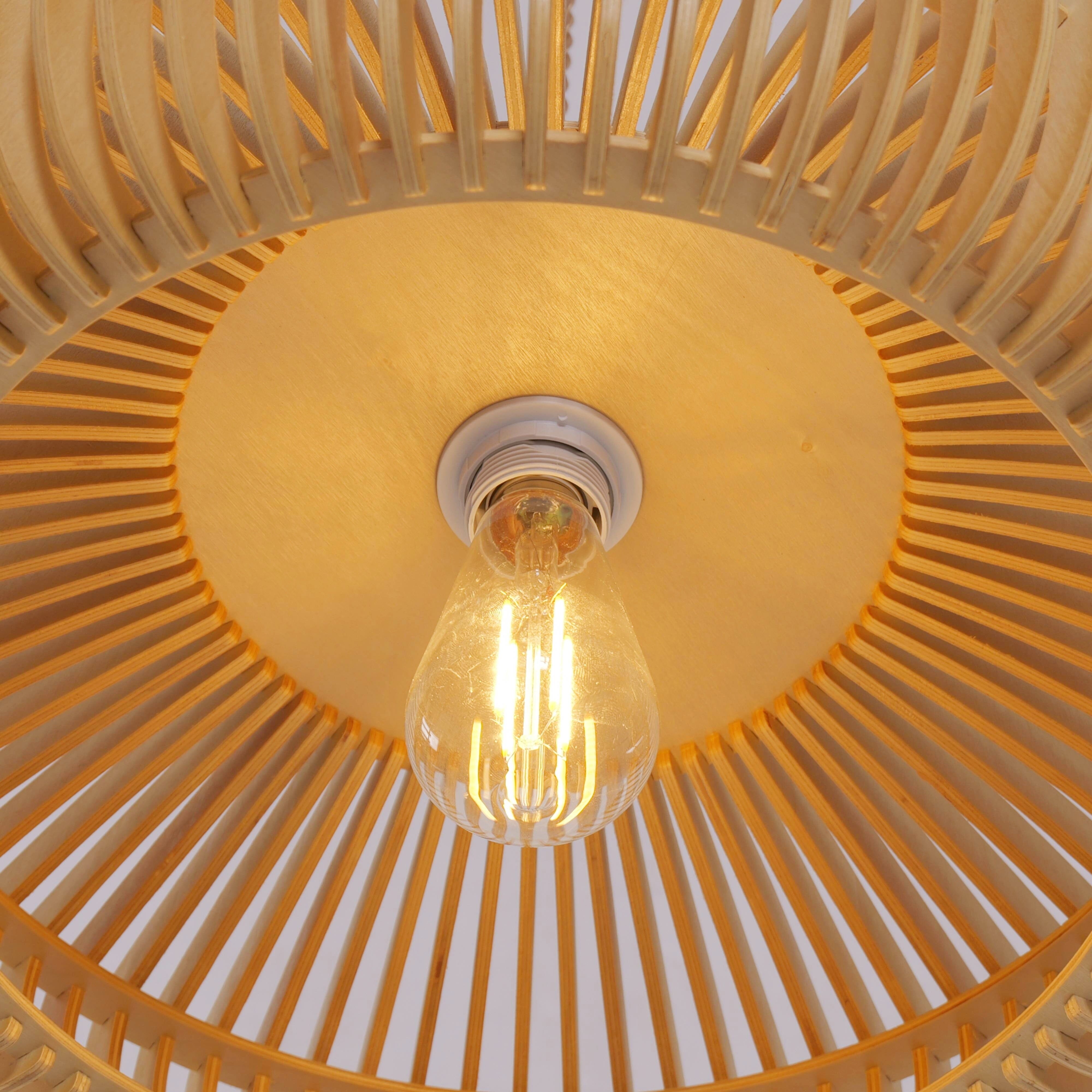 Shadome-Lightsin Handcrafted Wooden Kitchen Pendant Light Fixtures Lightsin UK 