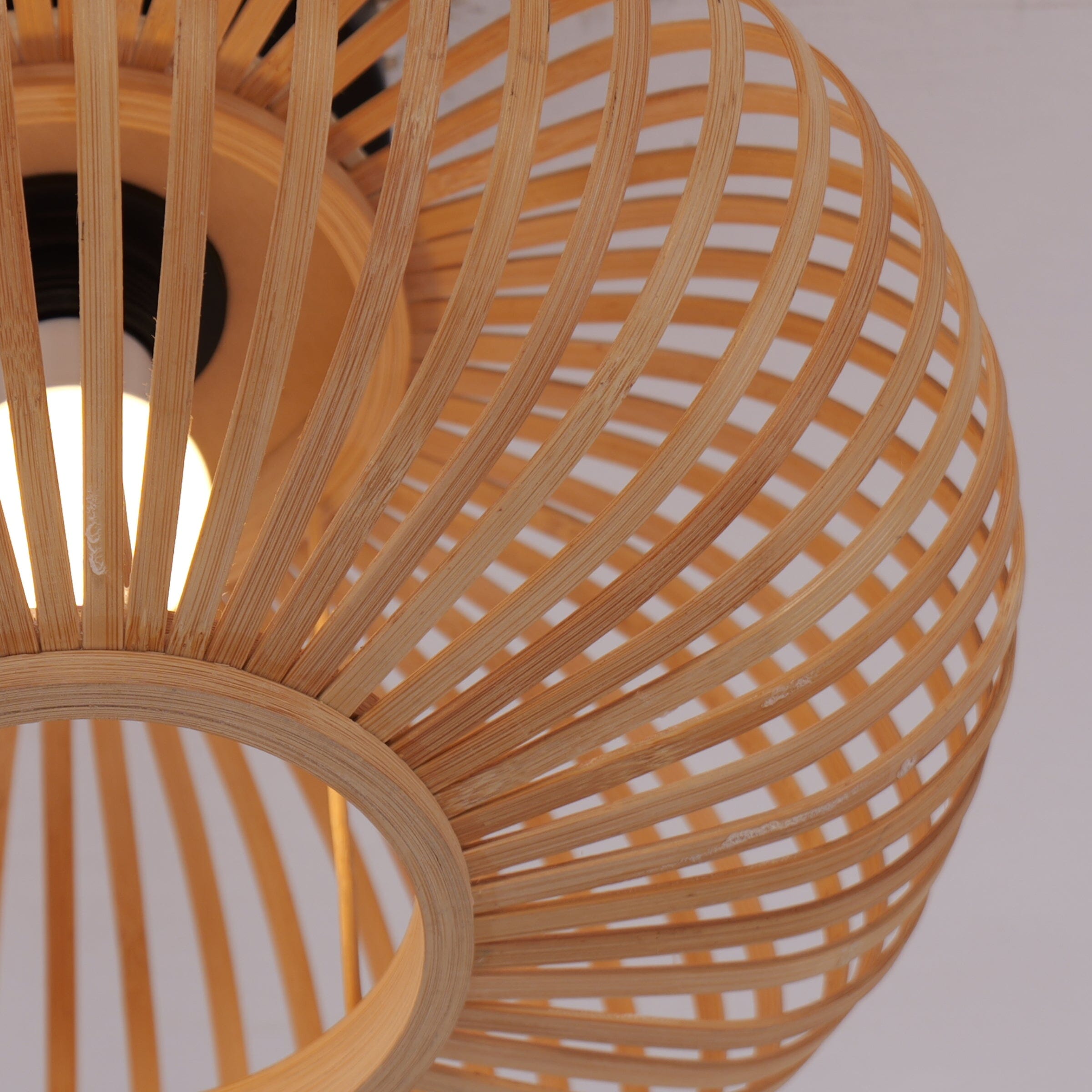 Lightsin Highly Cost-Effective Natural Woven Bamboo Wall Lamp Lightsin UK 