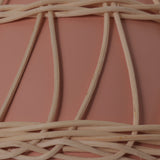 Lightsin Modern Rattan Pendant Light Available in Grey, Pink, and White Lightsin UK 