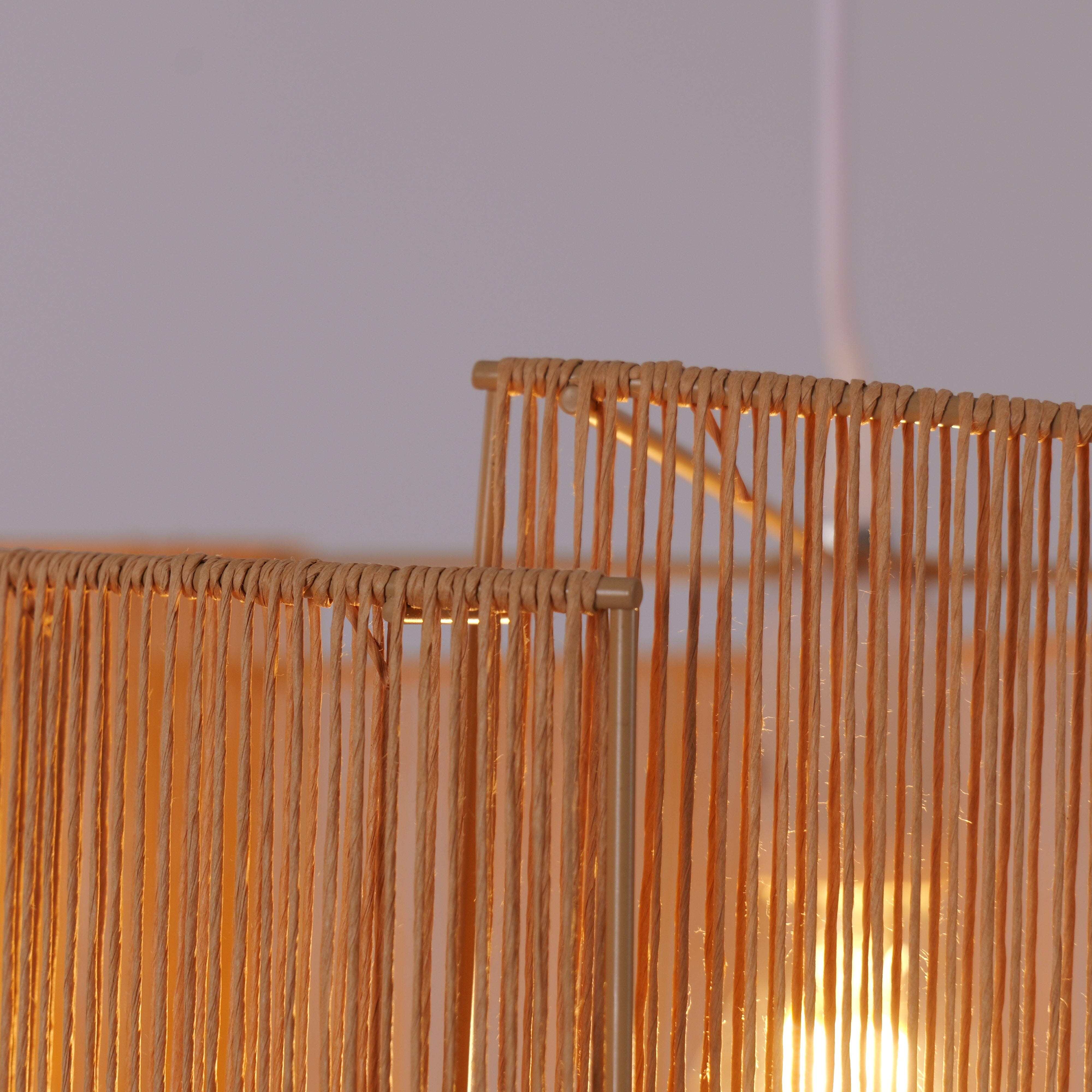 Twist Handwoven Paper Rope Pendant Light for Cozy Living Spaces Lightsin UK 