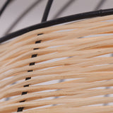 Lightsin Modern Rattan Pendant Light Available in Grey, Pink, and White Lightsin UK 