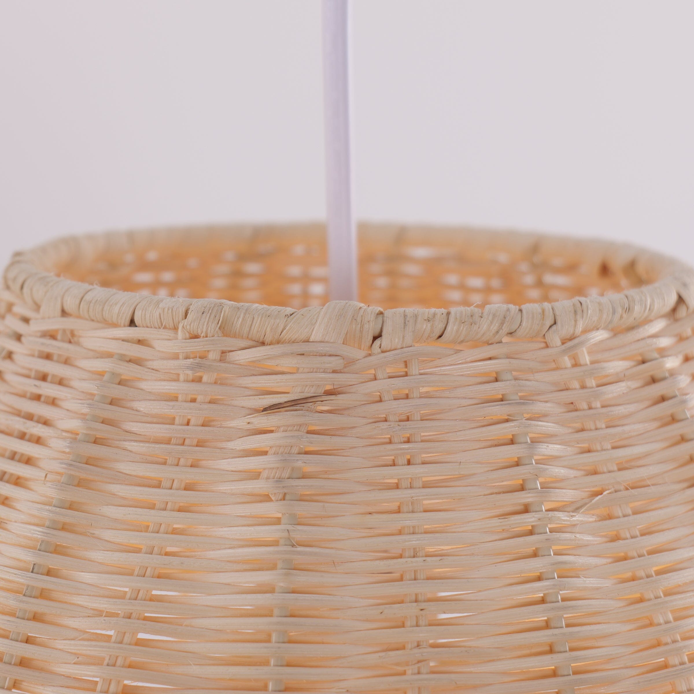 Lightsin Boho-Chic Handwoven Elongated Oval Rattan Pendant Light Lightsin UK 