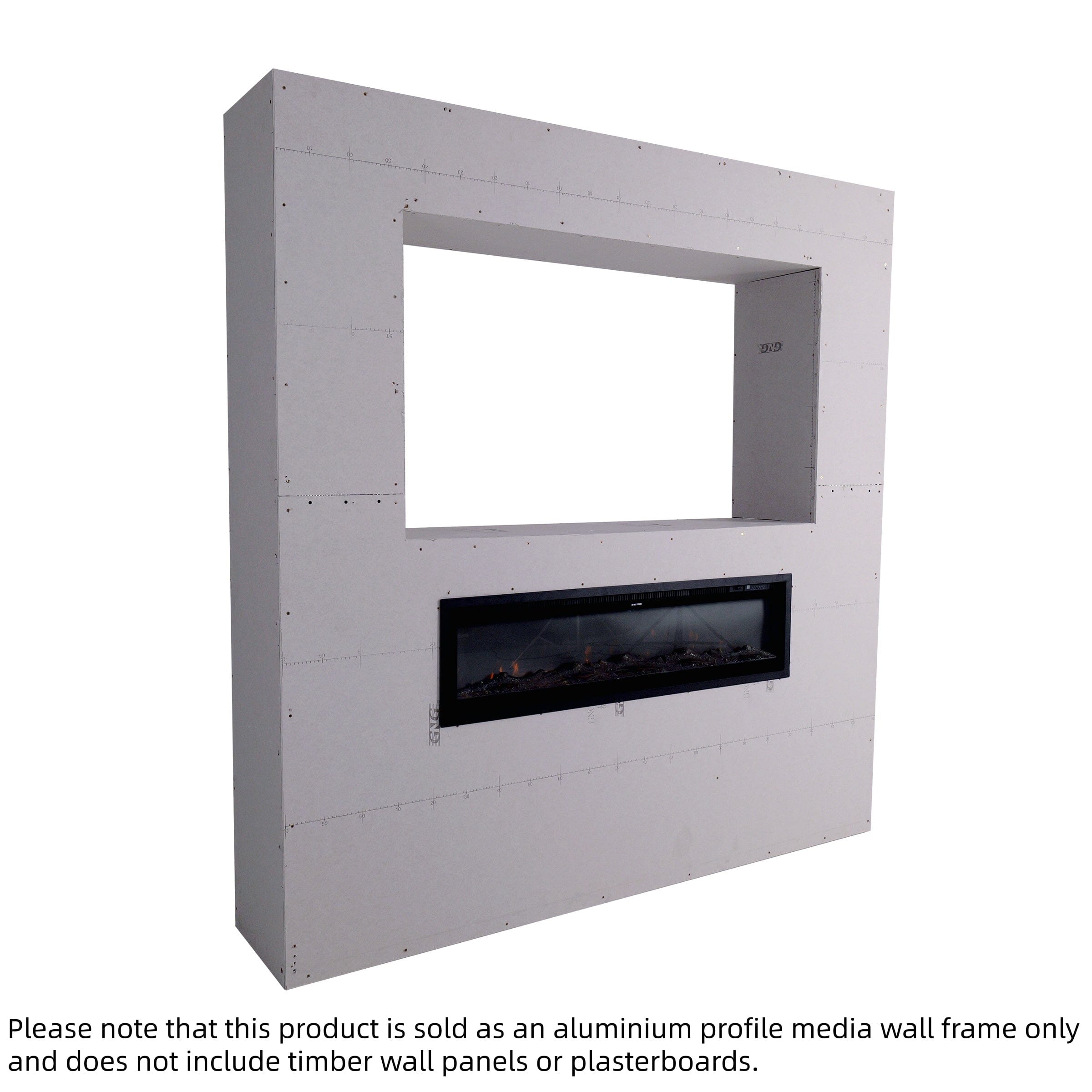 Easy Fit Aluminium Media Wall Frame | DIY Installation & Fast UK Delivery Living and Home 