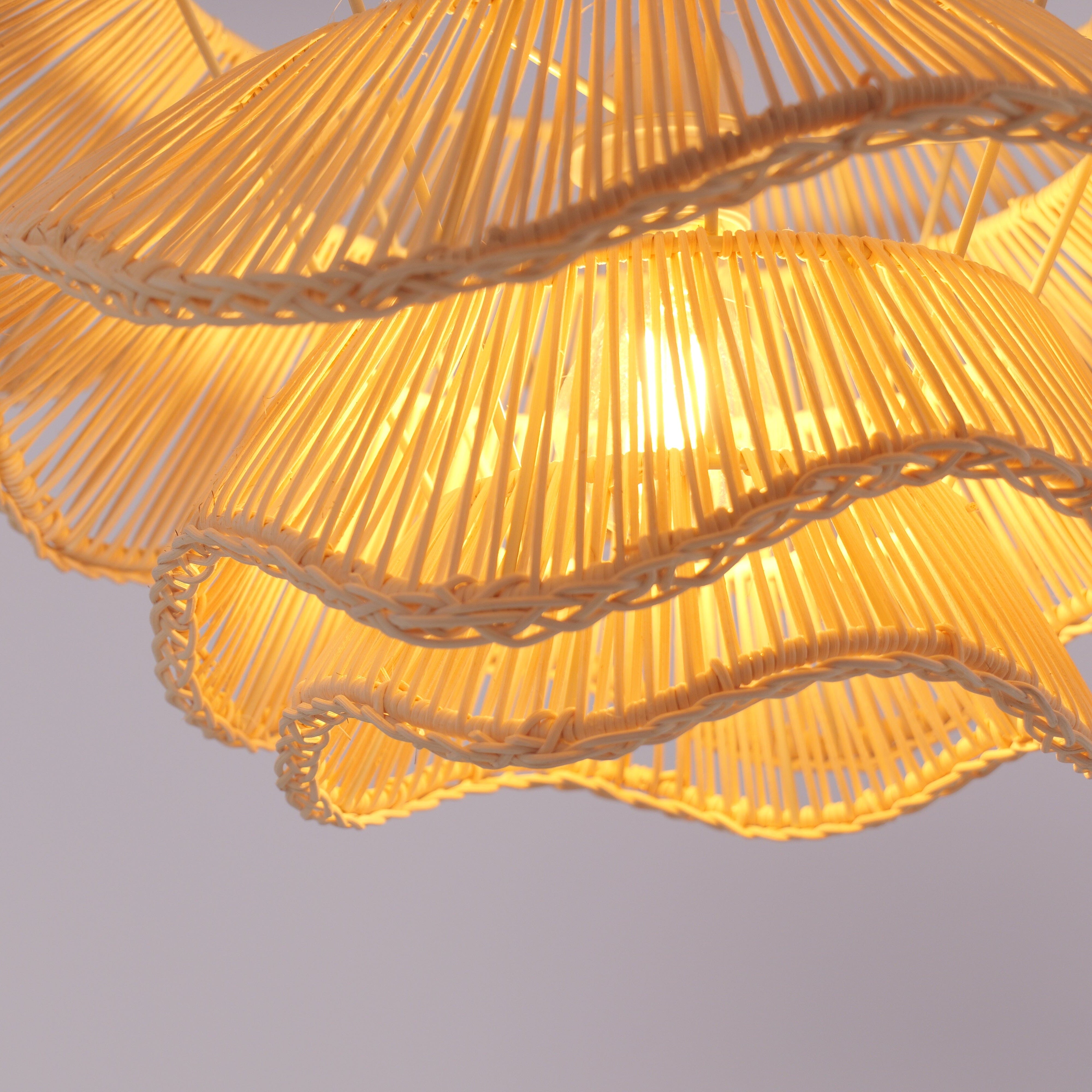 Lightsin Boho Bamboo Dome Hanging Light Lightsin UK 