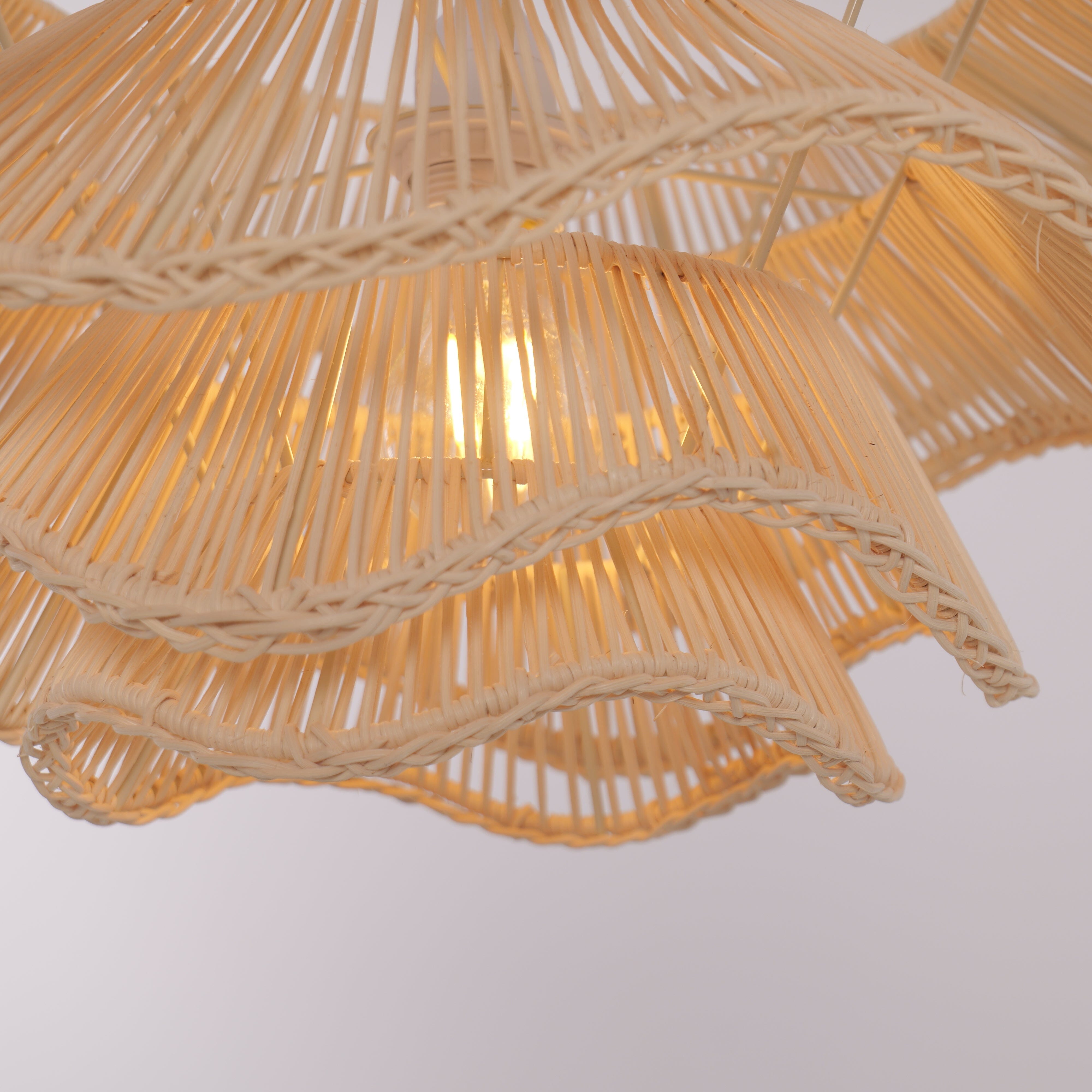 Lightsin Boho Bamboo Dome Hanging Light Lightsin UK 