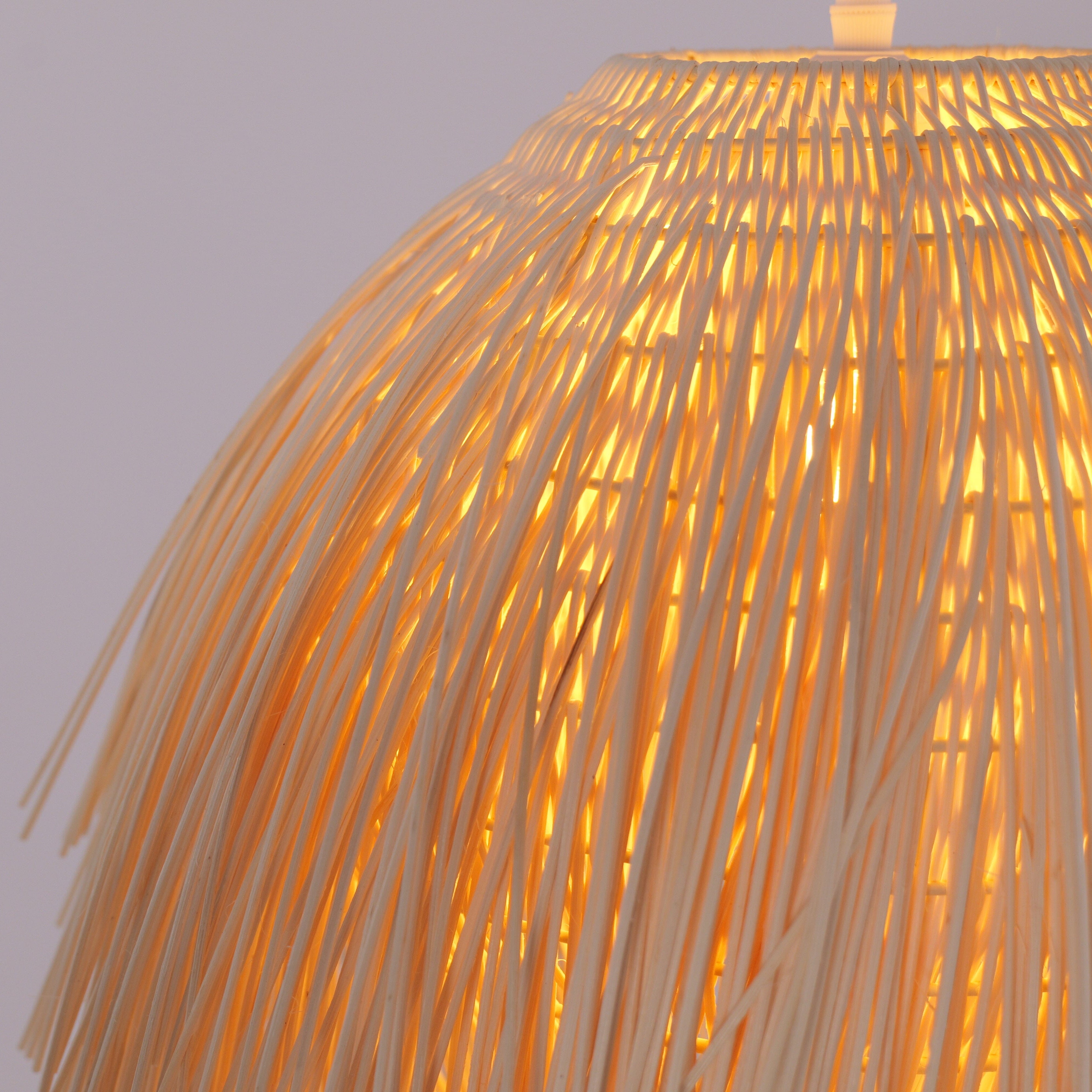 Lightsin Japanese Scarecrow Rattan Pendant Light Lightsin UK 