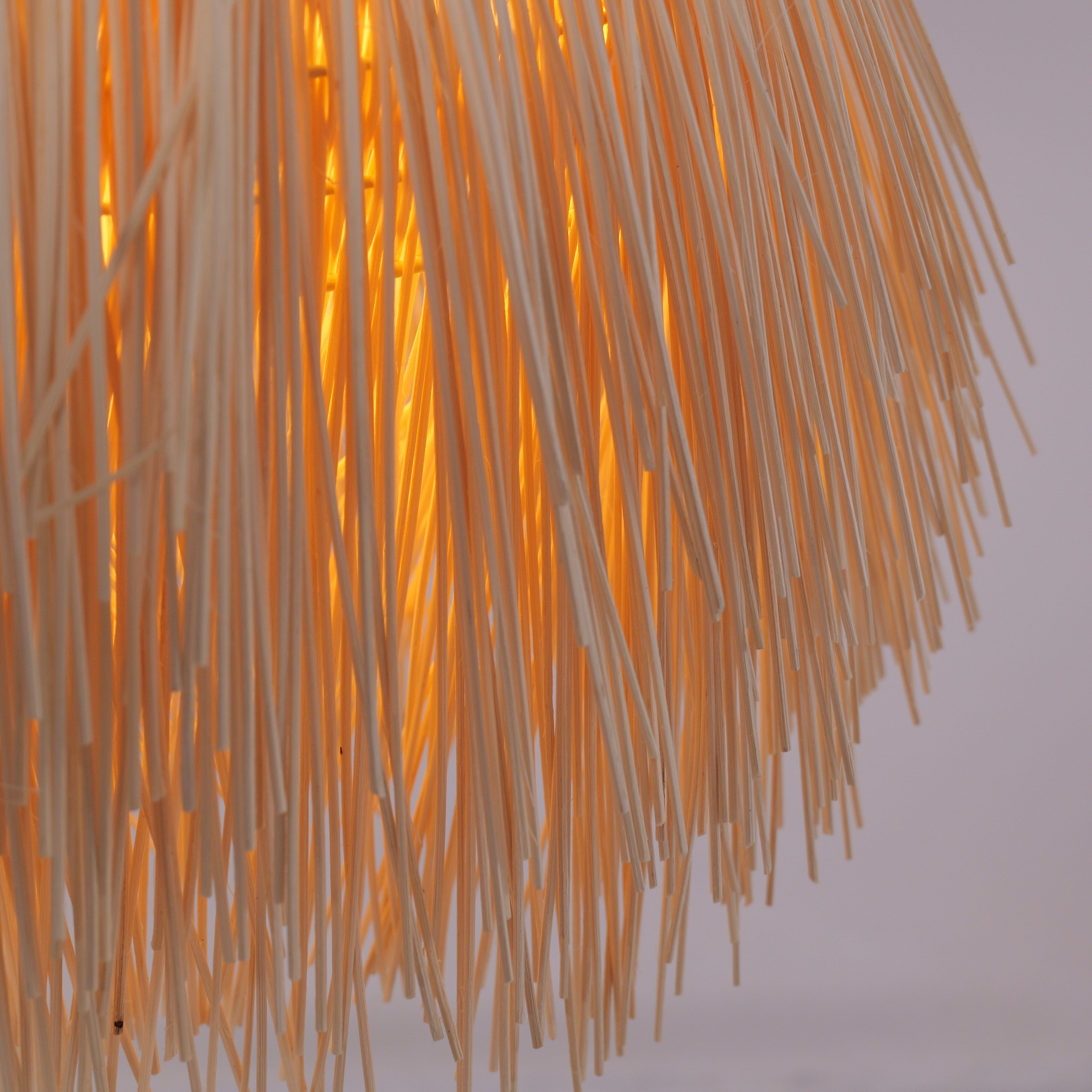 Lightsin Japanese Scarecrow Rattan Pendant Light Lightsin UK 