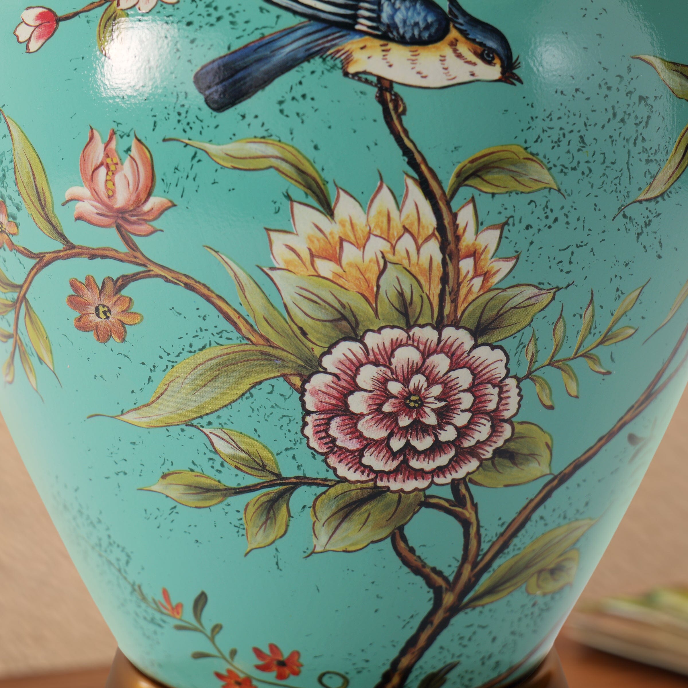 Lightsin Chinoiserie Hand-Painted Ceramic Table Lamp Collection Lightsin UK 
