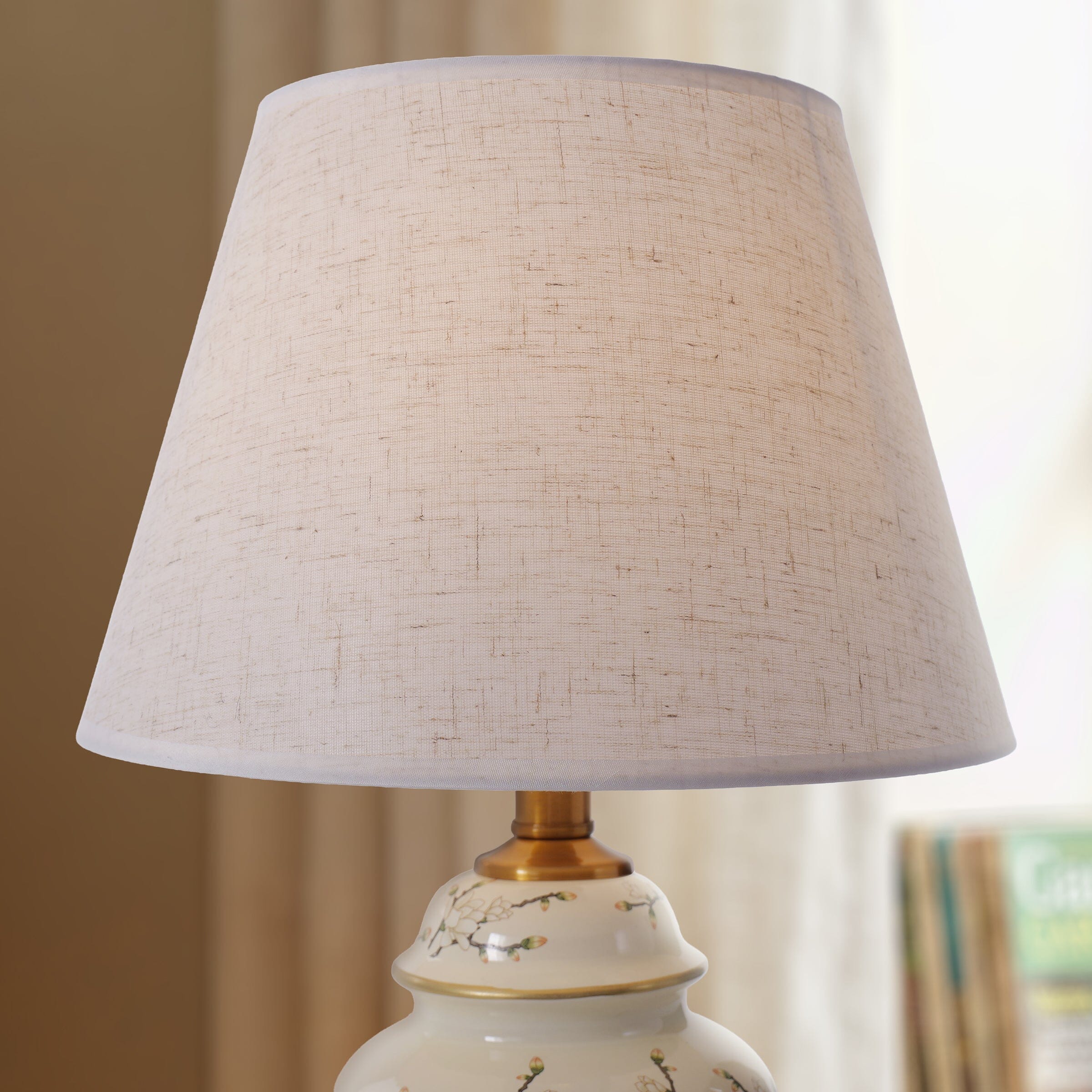 Lightsin Chinoiserie Hand-Painted Ceramic Ginger Jar Table Lamp Lightsin UK 