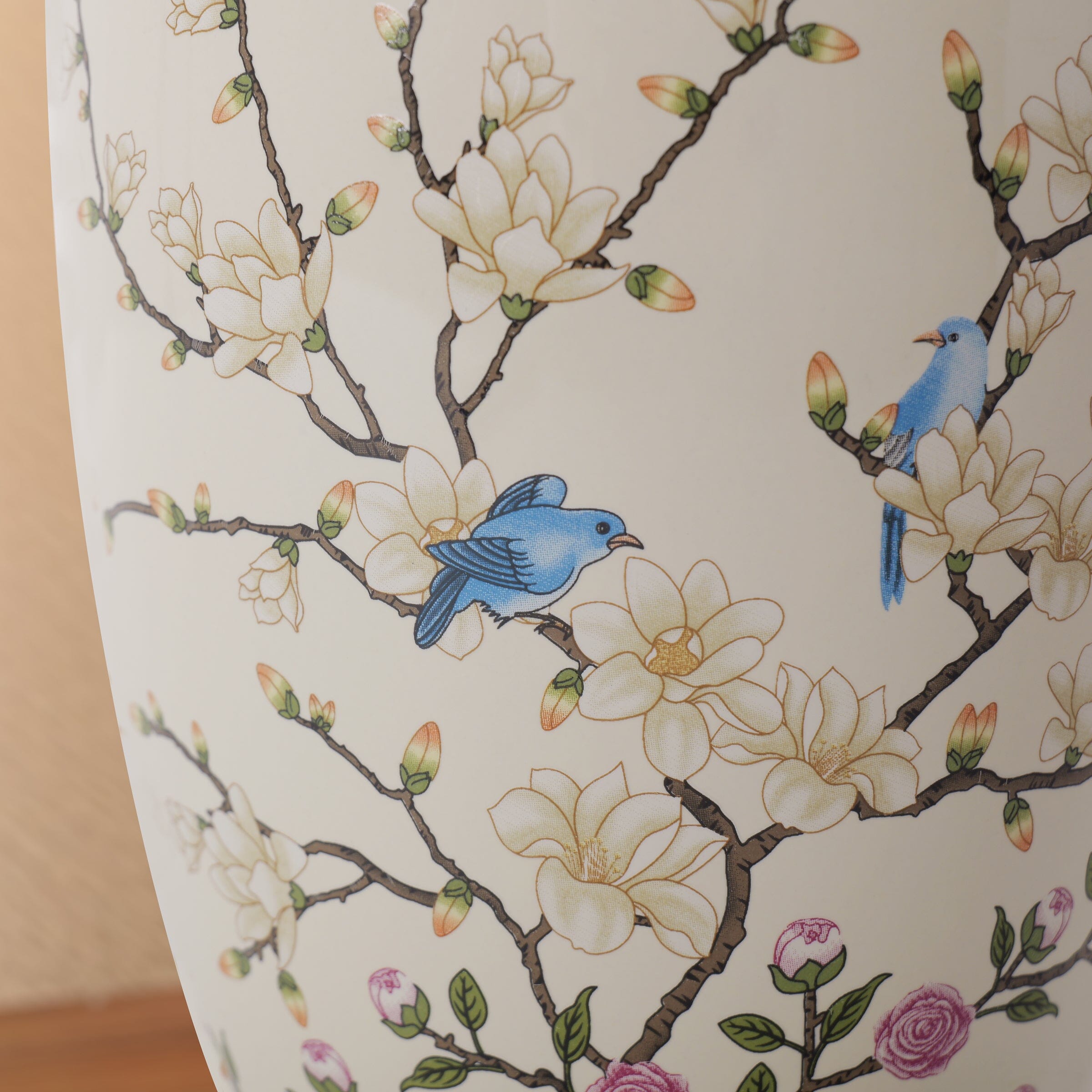 Lightsin Chinoiserie Hand-Painted Ceramic Ginger Jar Table Lamp Lightsin UK 