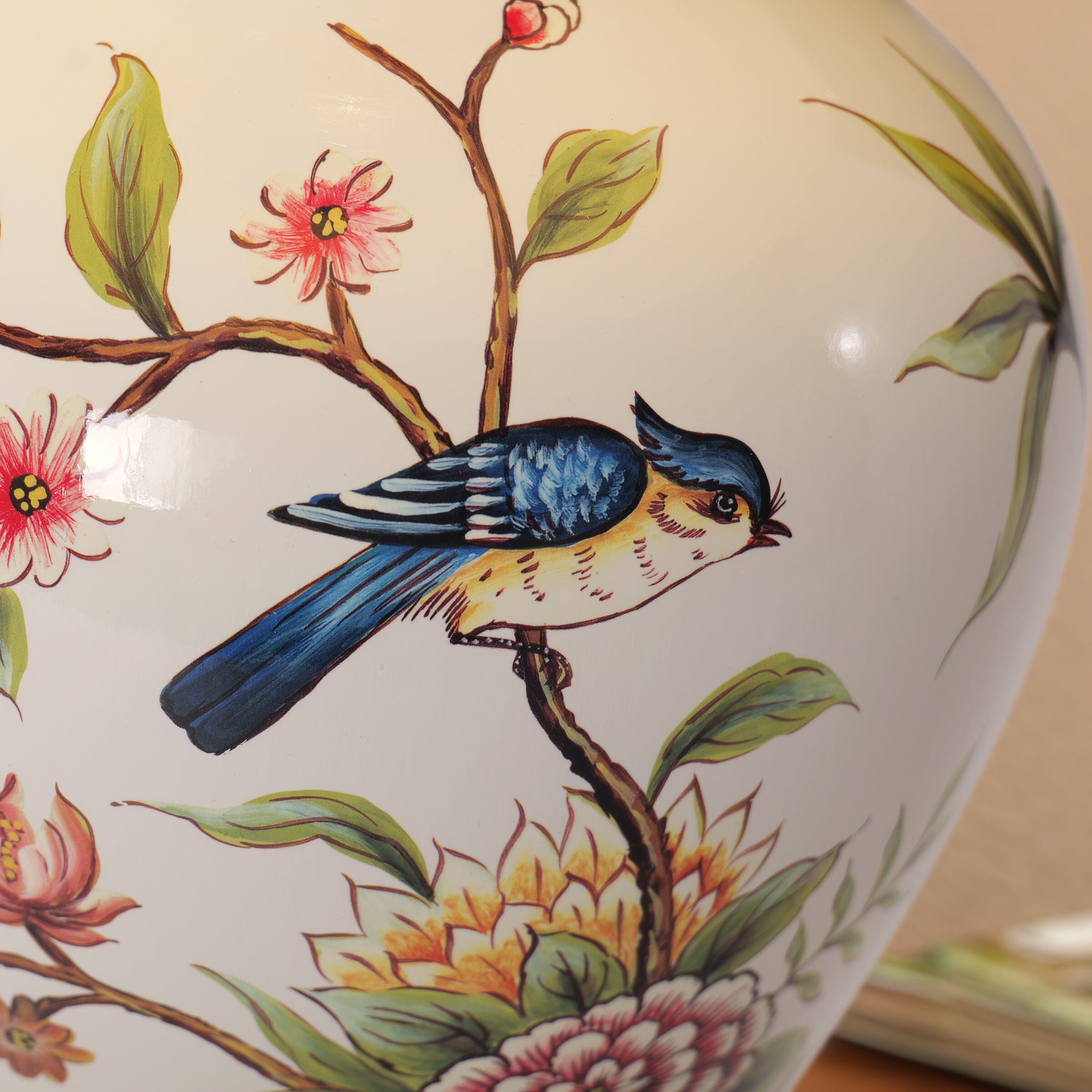 Lightsin Chinoiserie Hand-Painted Ceramic Table Lamp Collection Lightsin UK 