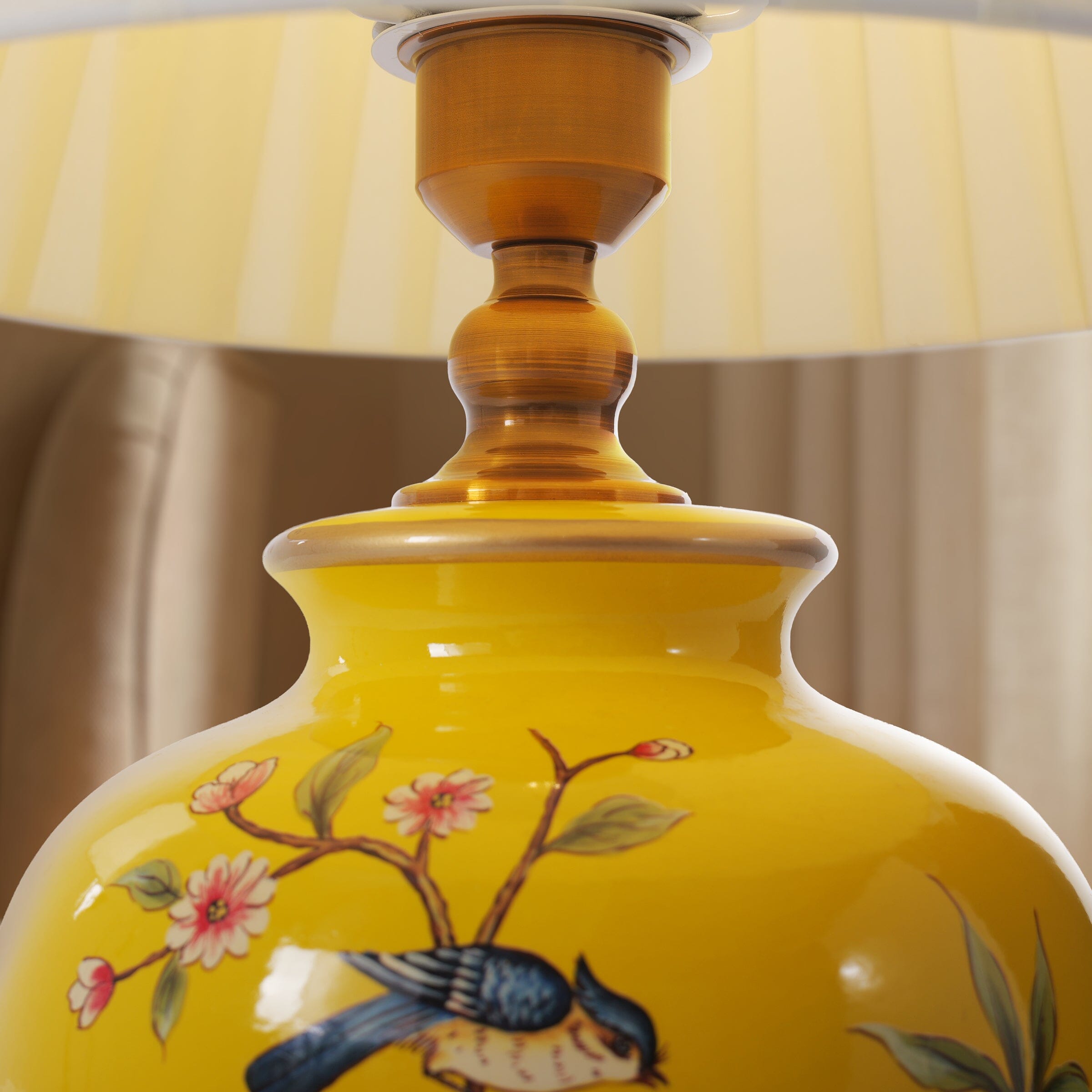 Lightsin Chinoiserie Hand-Painted Ceramic Table Lamp Collection Lightsin UK 
