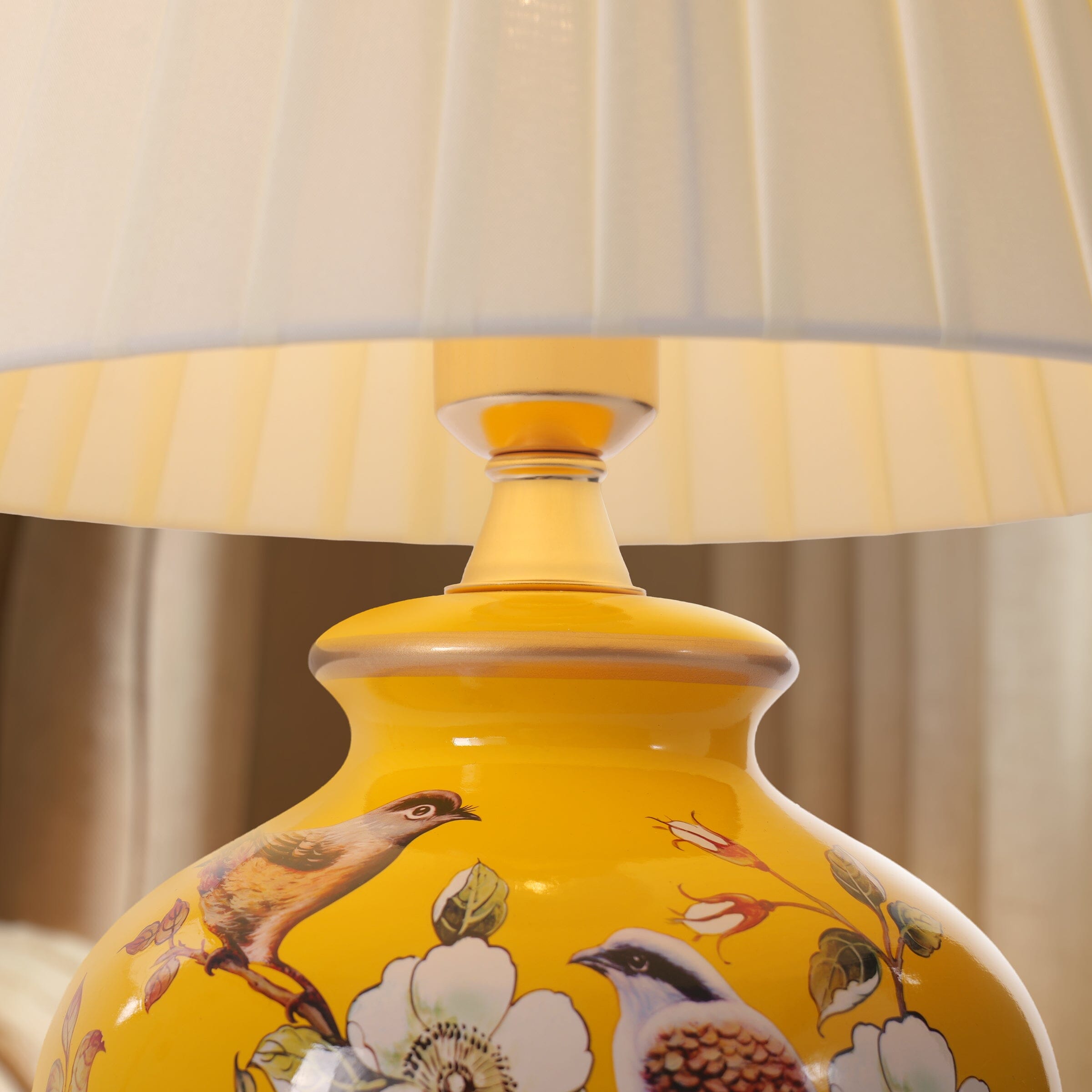 Lightsin Chinoiserie Hand-Painted Ceramic Table Lamp Collection Lightsin UK 