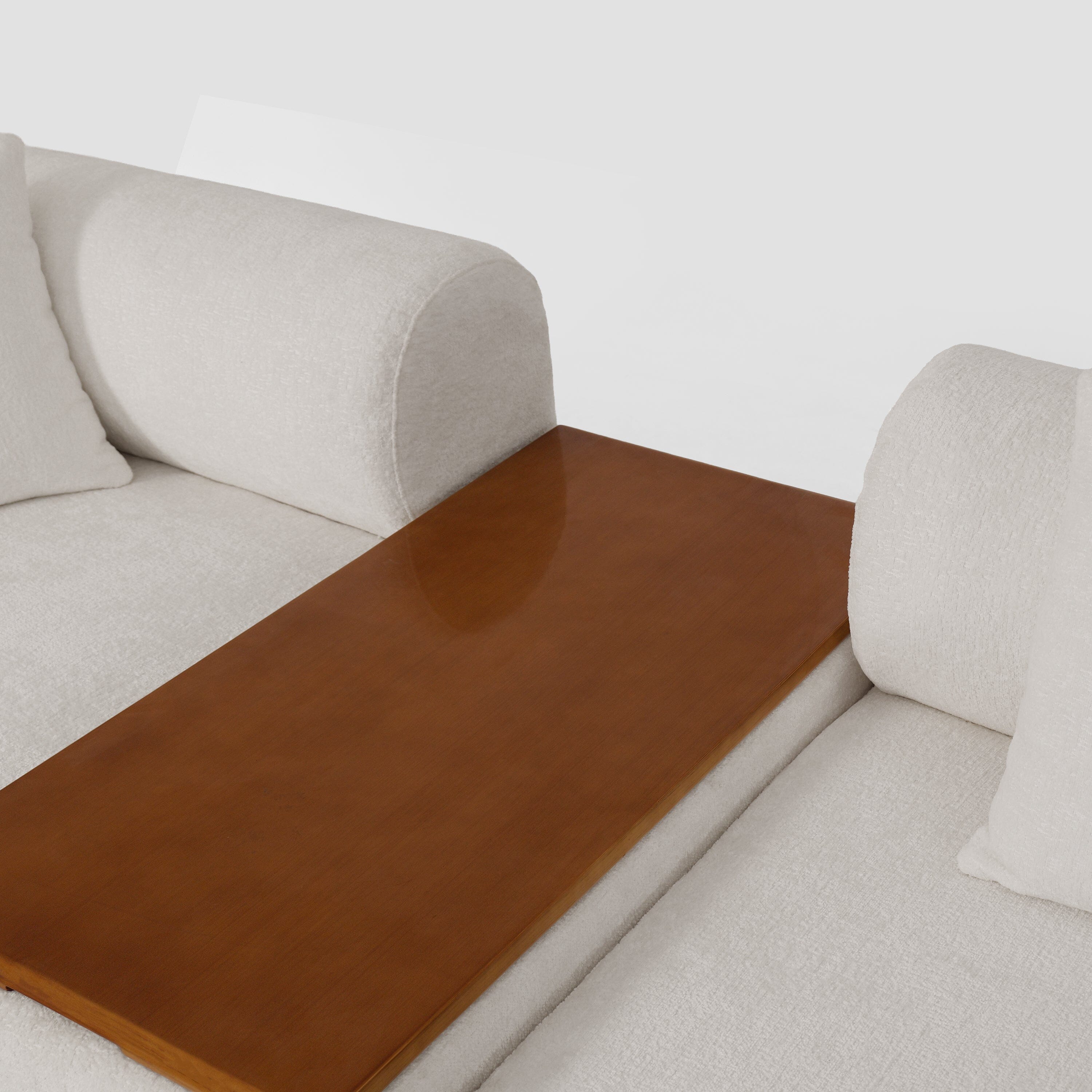 The Plump Modular Bouclé Sofa with Integrated Storage Cottonfy UK 