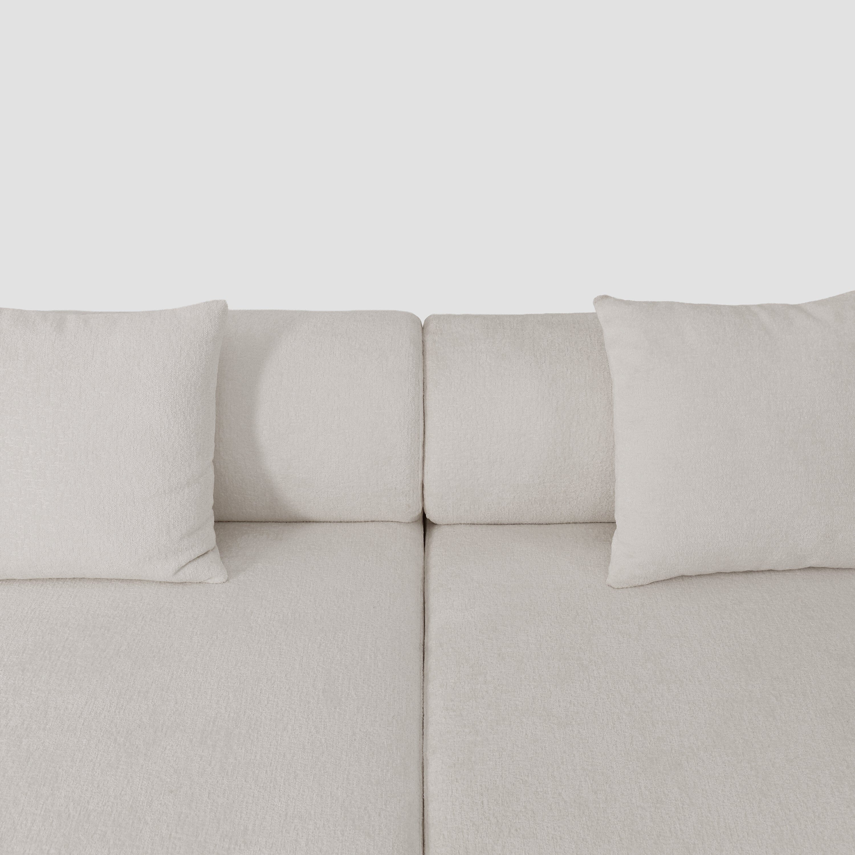 The Plump Modular Bouclé Sofa with Integrated Storage Cottonfy UK 